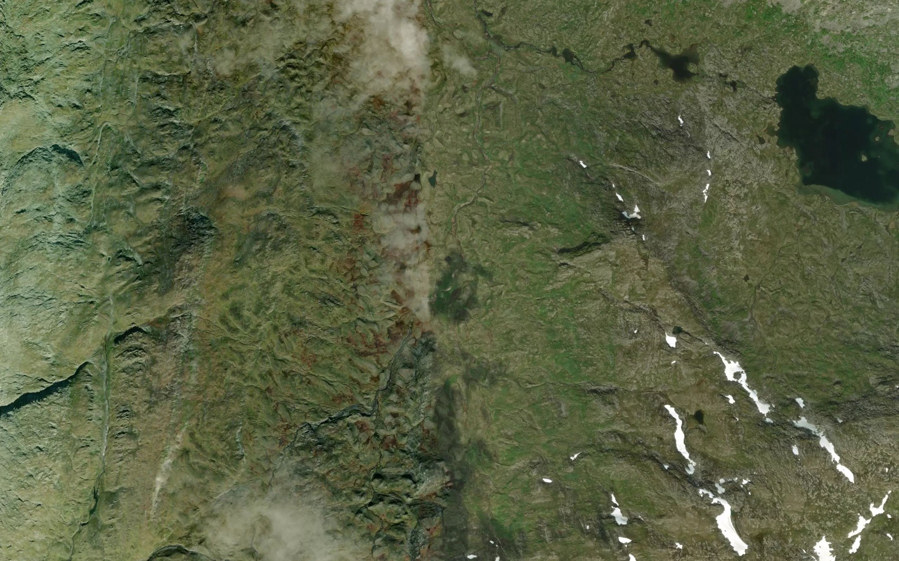 Satellite map of the Jarfjellbekken