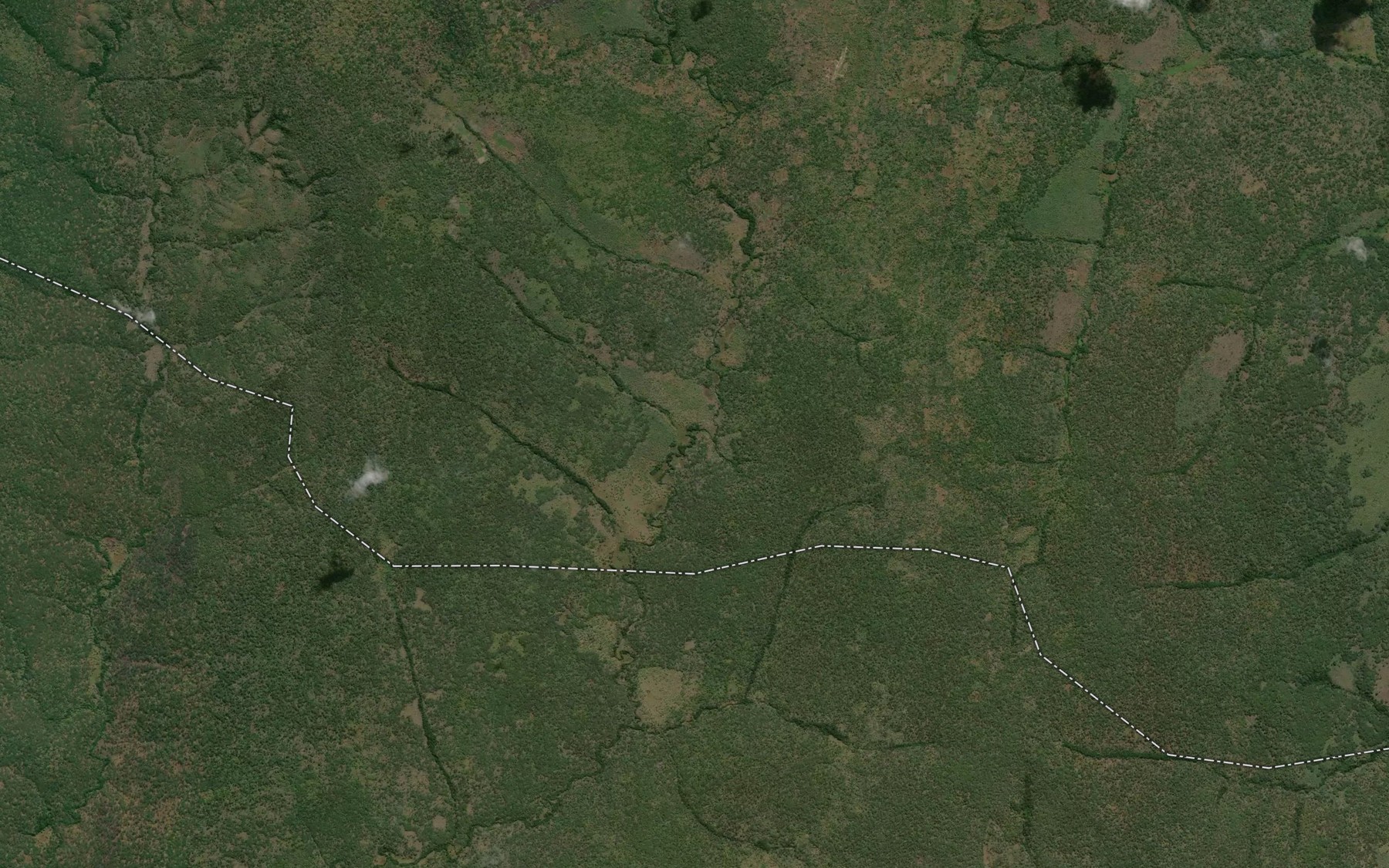 Satellite map of the Katako