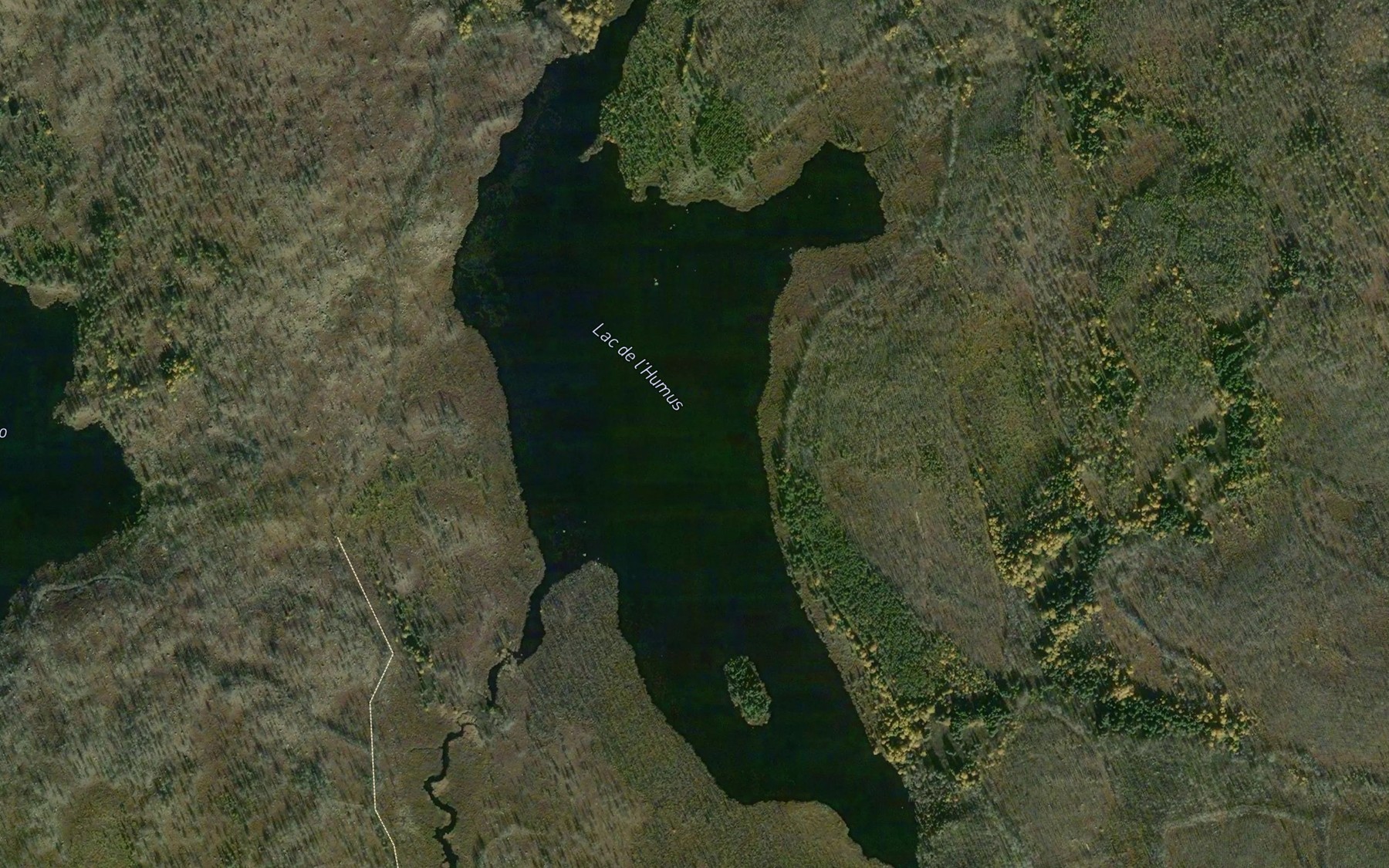 Satellite map of the Lac de l'Humus