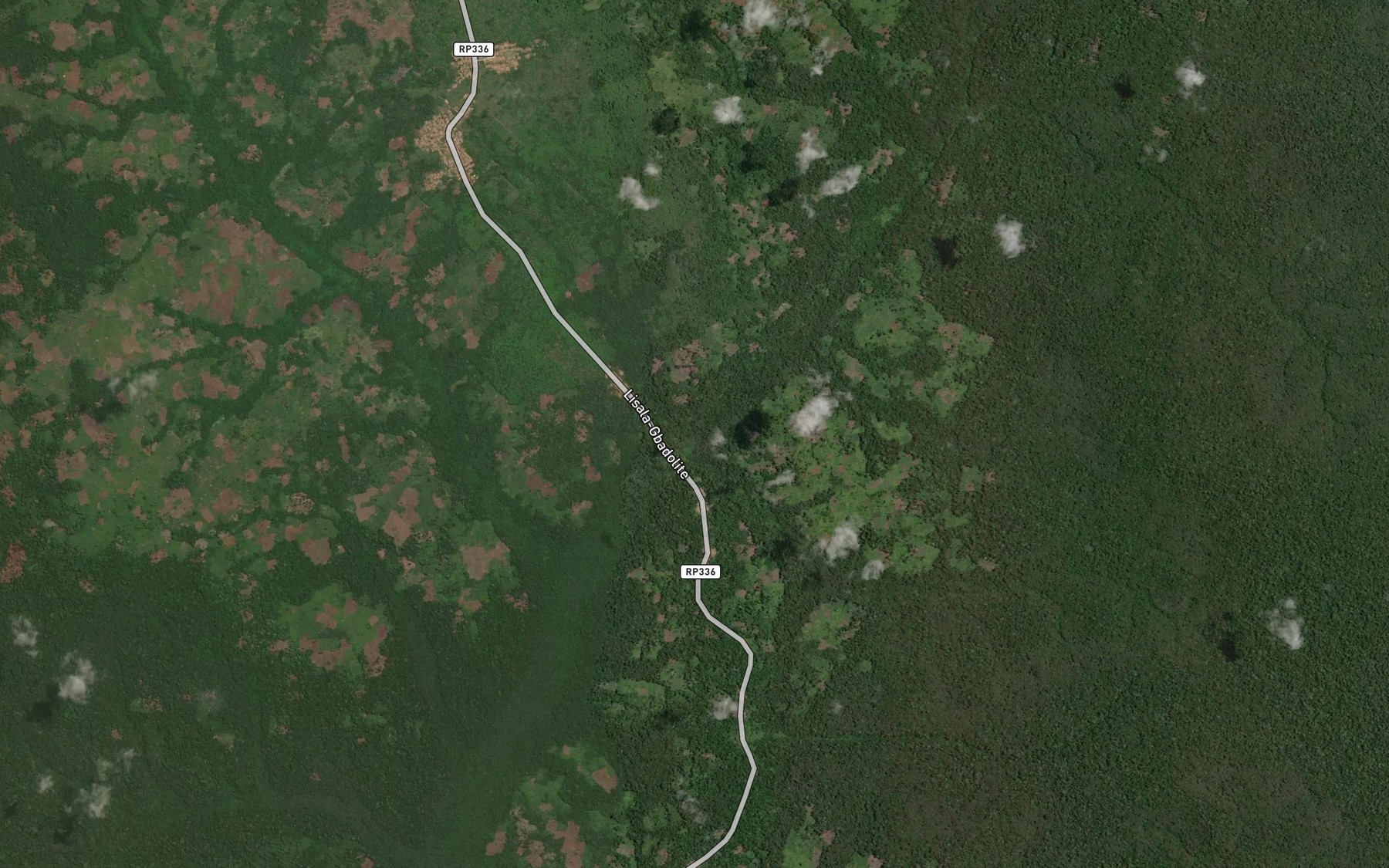 Satellite map of the Makendenge