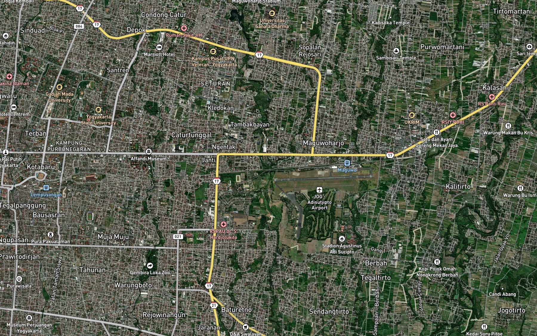 Satellite map of the Kali Tambakbayan