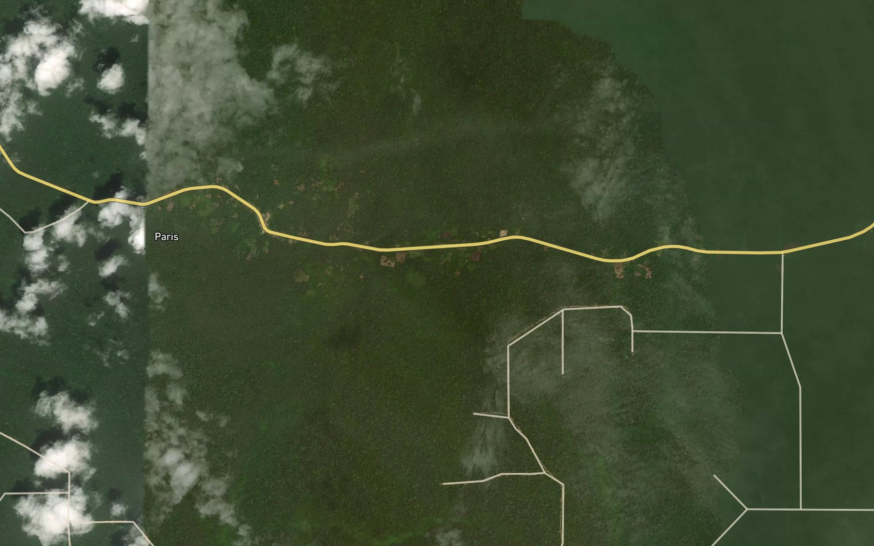 Satellite map of the Mouabessie