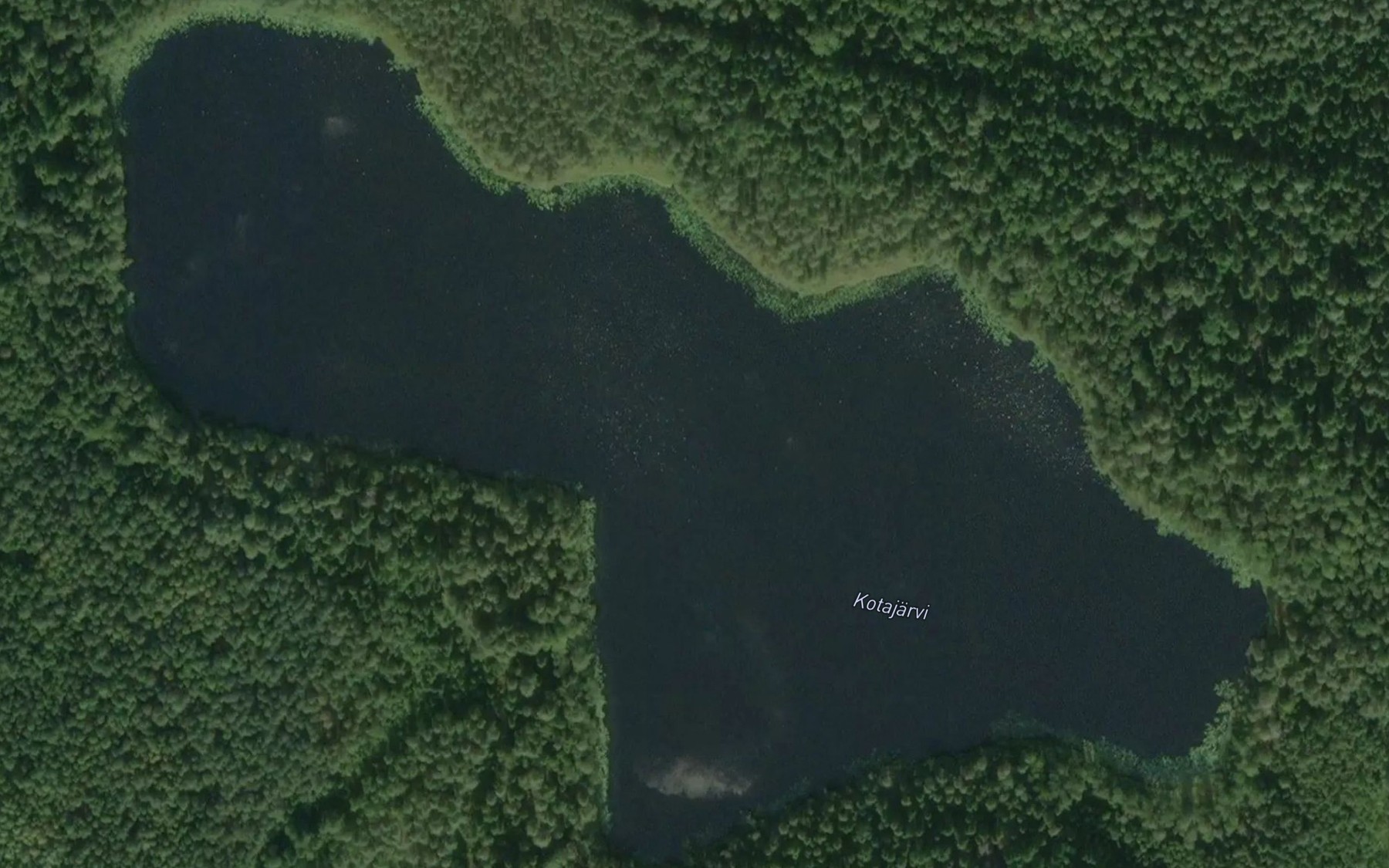 Satellite map of the Kotajarvi