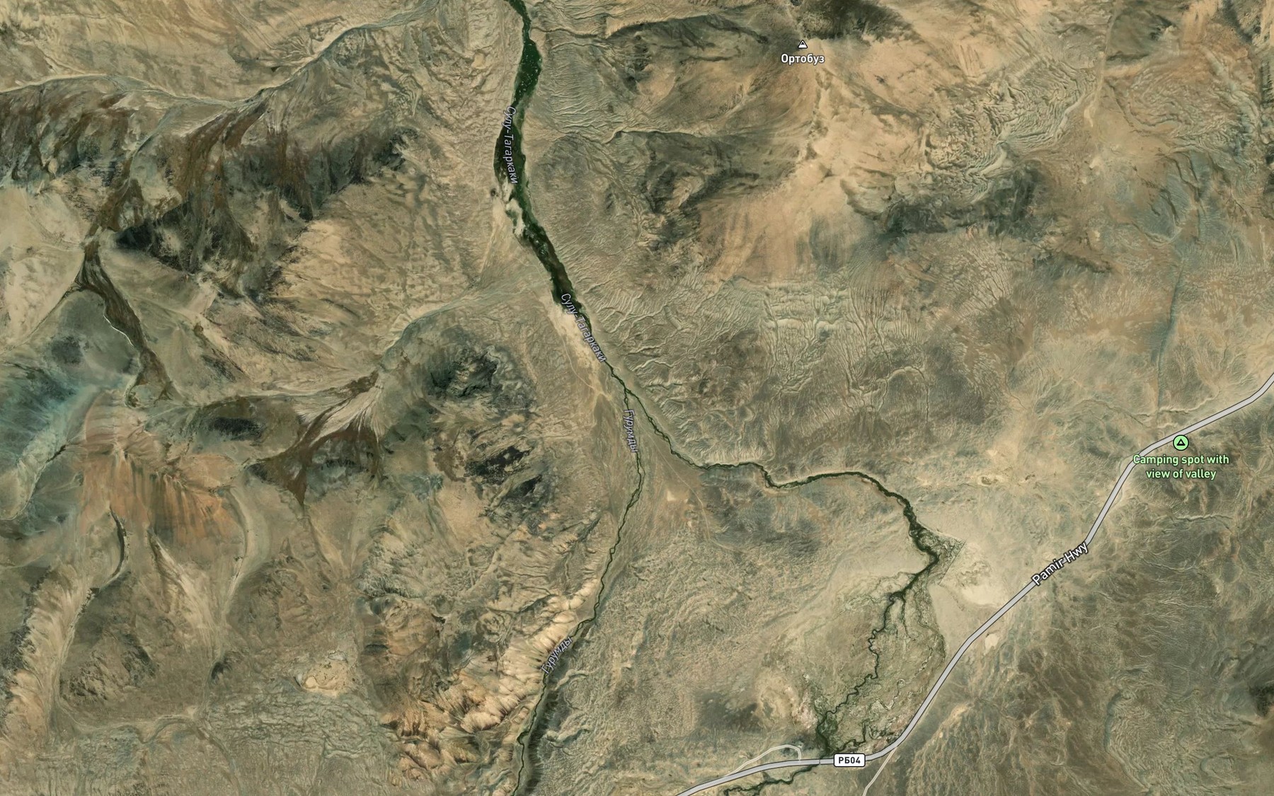 Satellite map of the Tagarkaki
