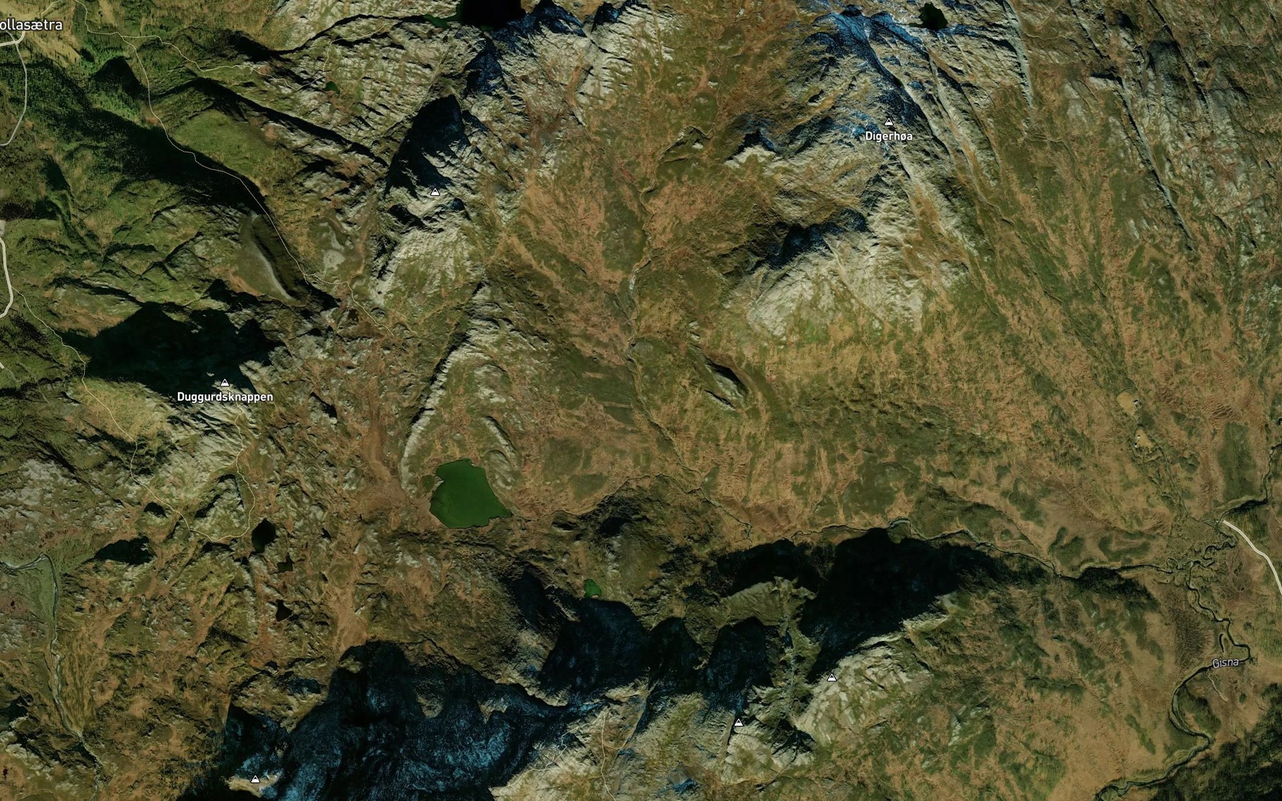 Satellite map of the Grabekken