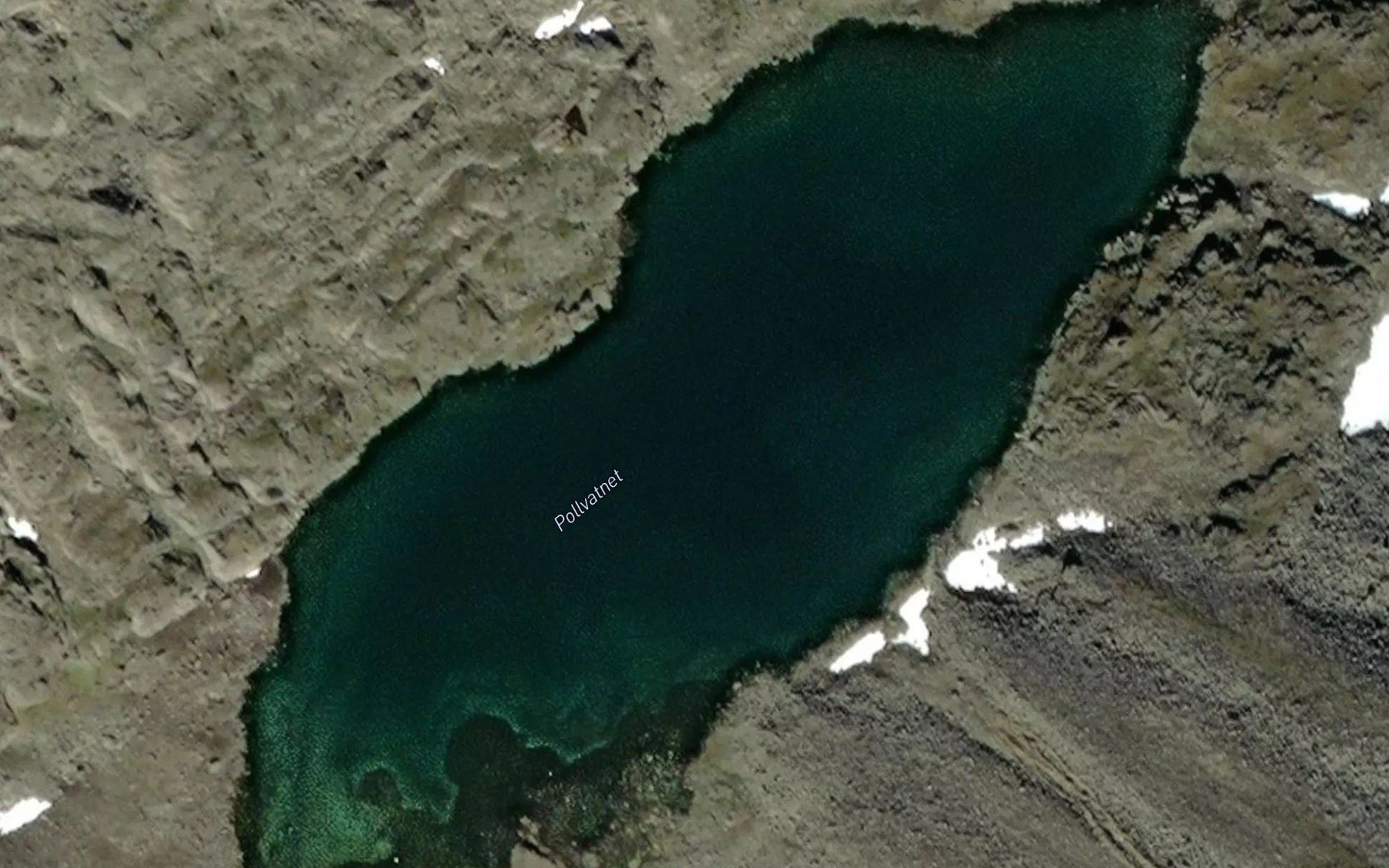 Satellite map of the Pollvatnet