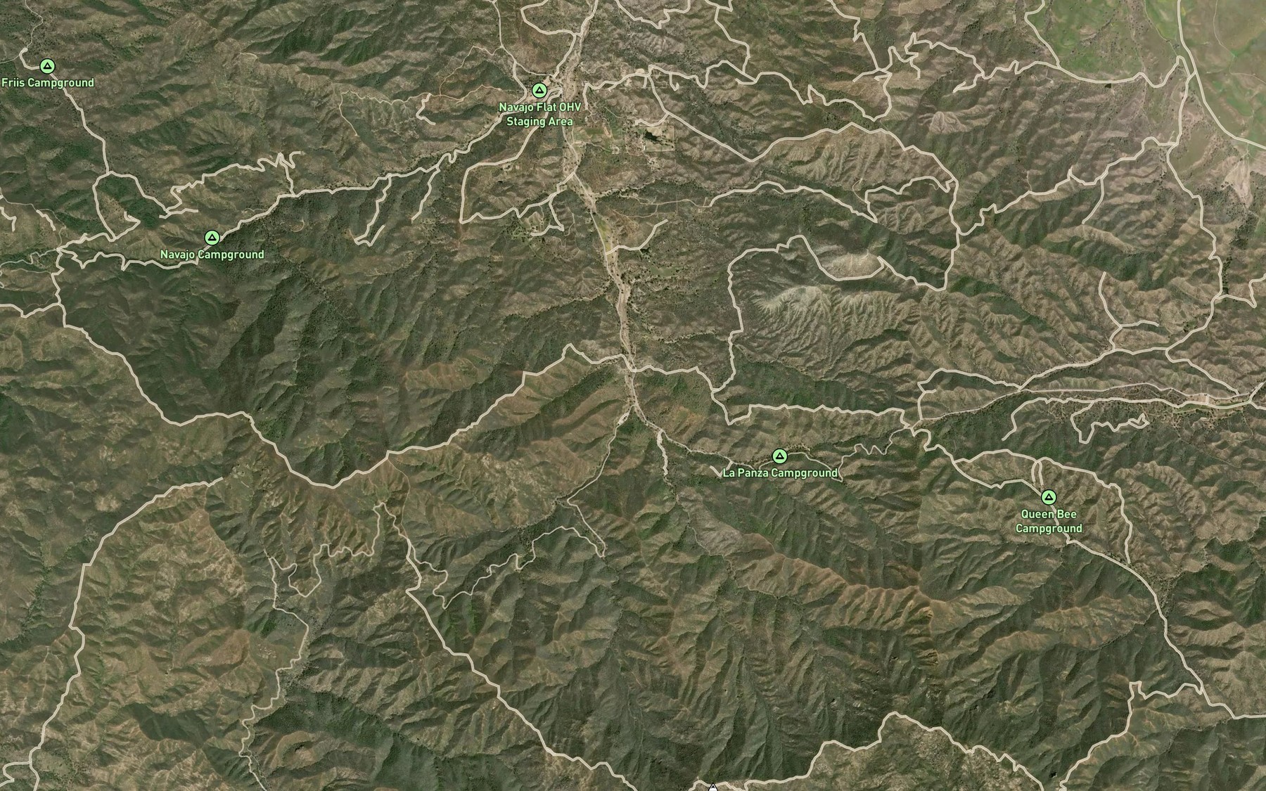 Satellite map of the Mariana Creek