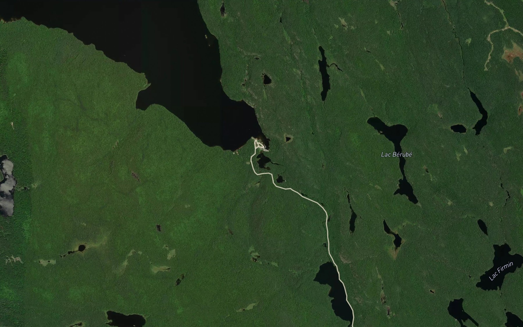 Satellite map of the Lac Napinu
