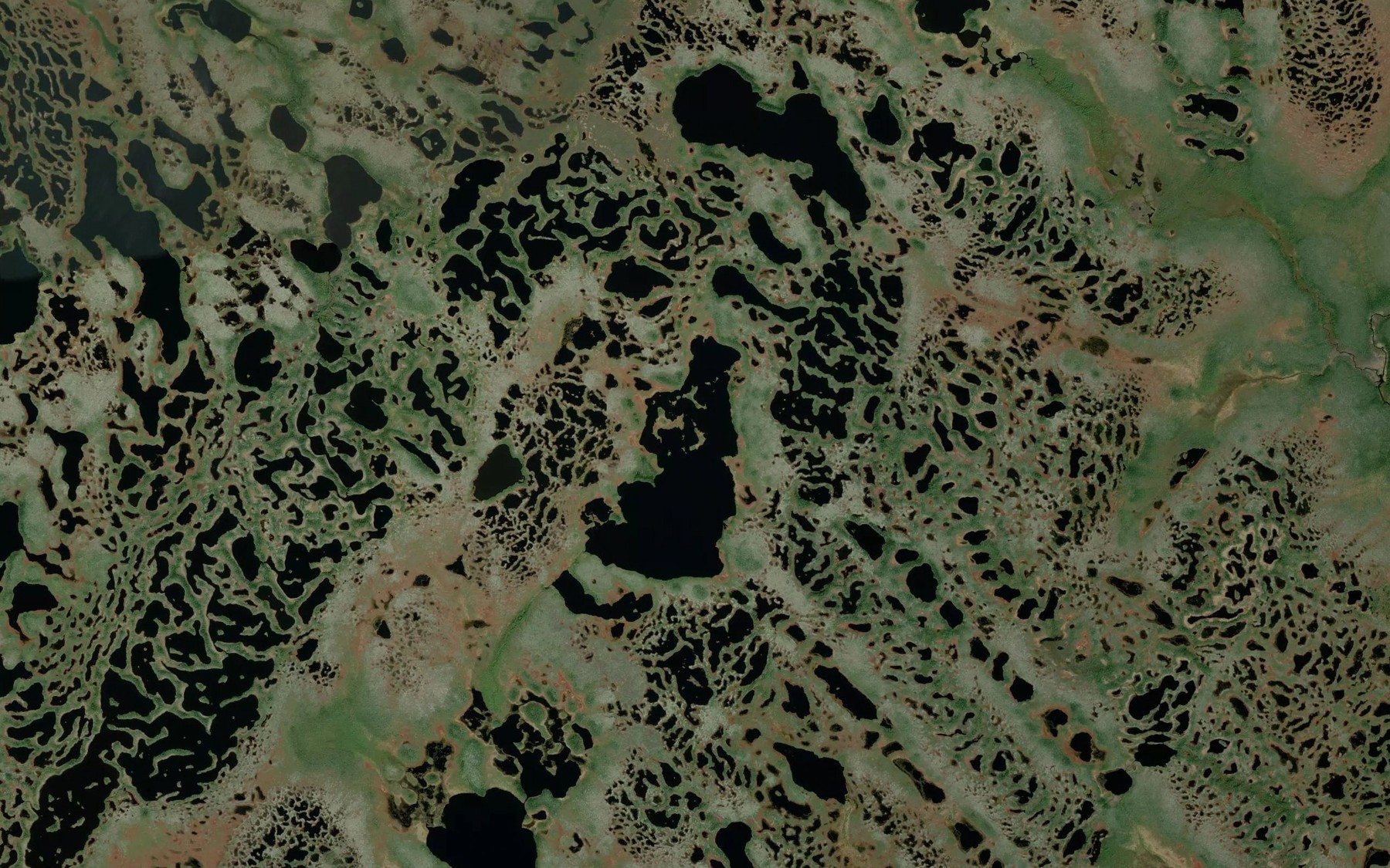 Satellite map of the Holmes Lake