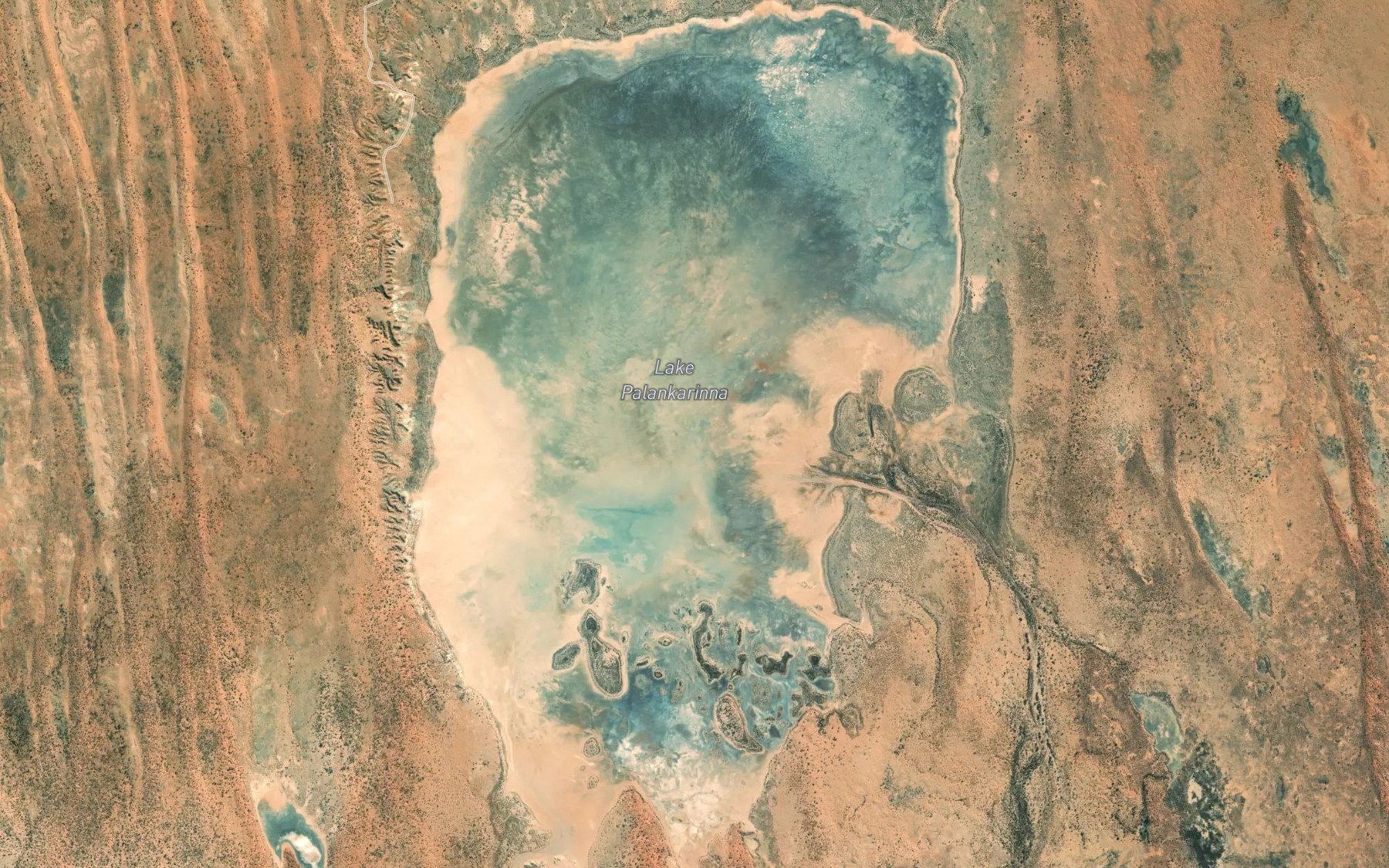 Satellite map of the Lake Palankarinna