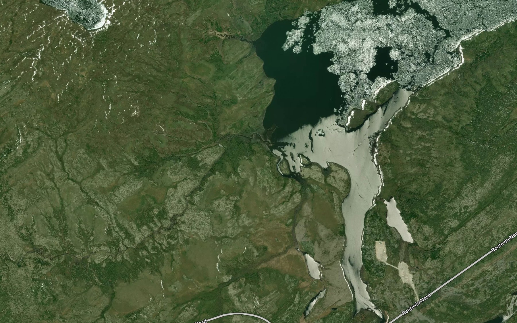 Satellite map of the Ruisseau Kachiskayawakamau