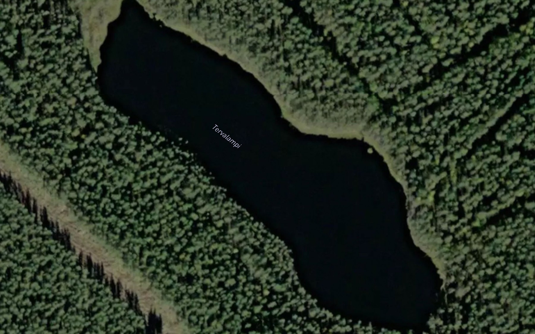 Satellite map of the Tervalampi