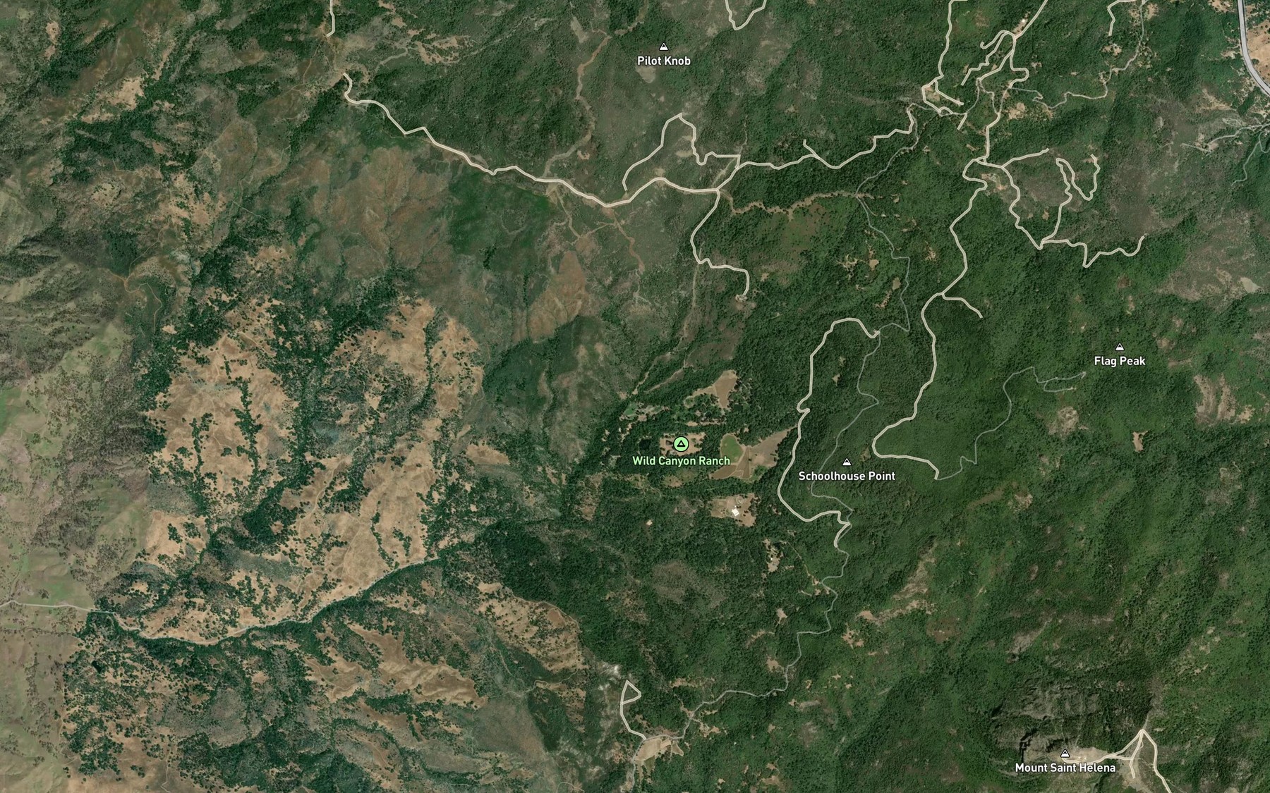Satellite map of the Mill Stream