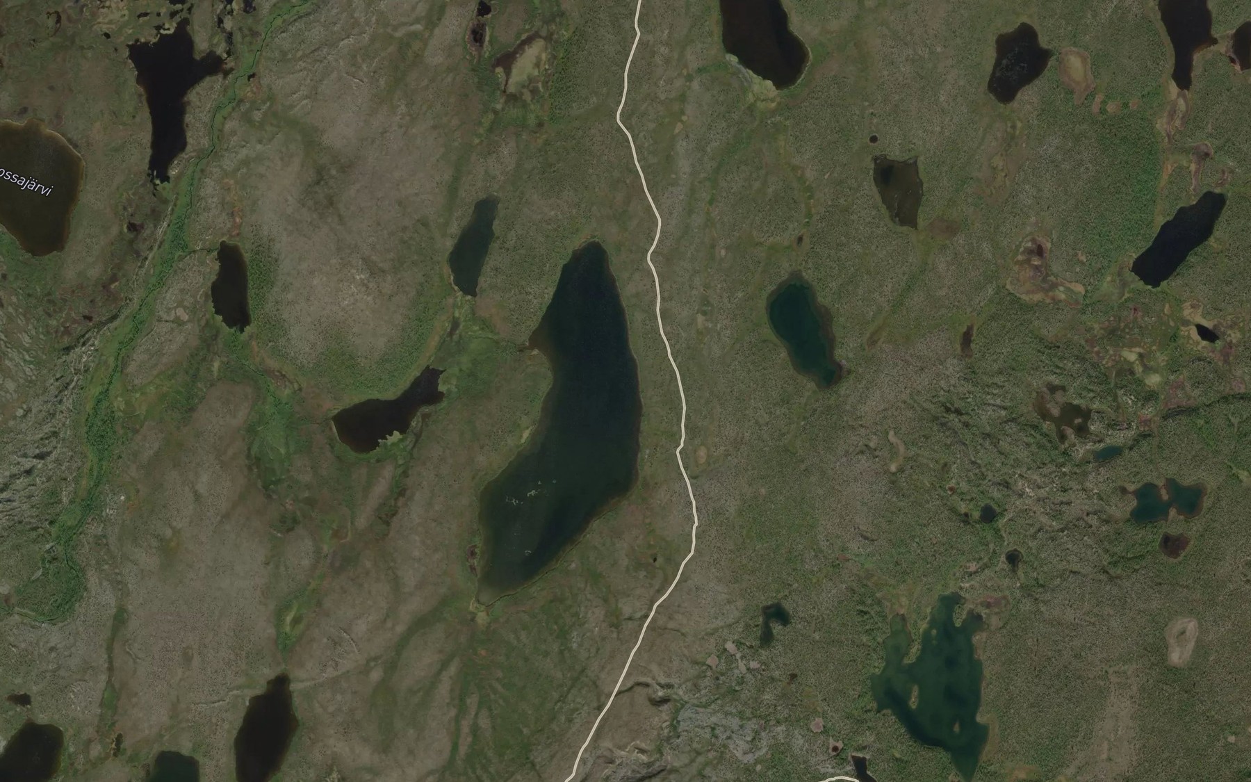 Satellite map of the Tohtajajarvi