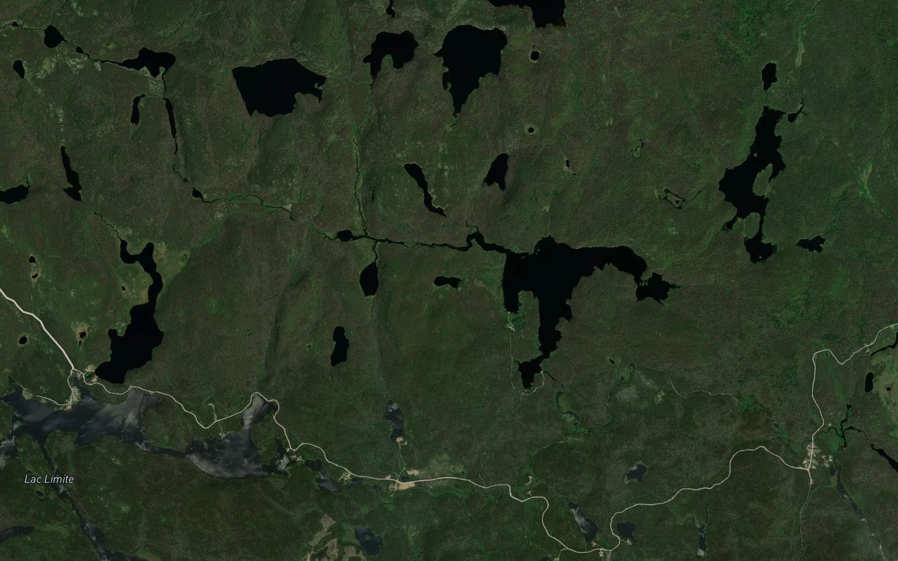 Satellite map of the Lac Boubou