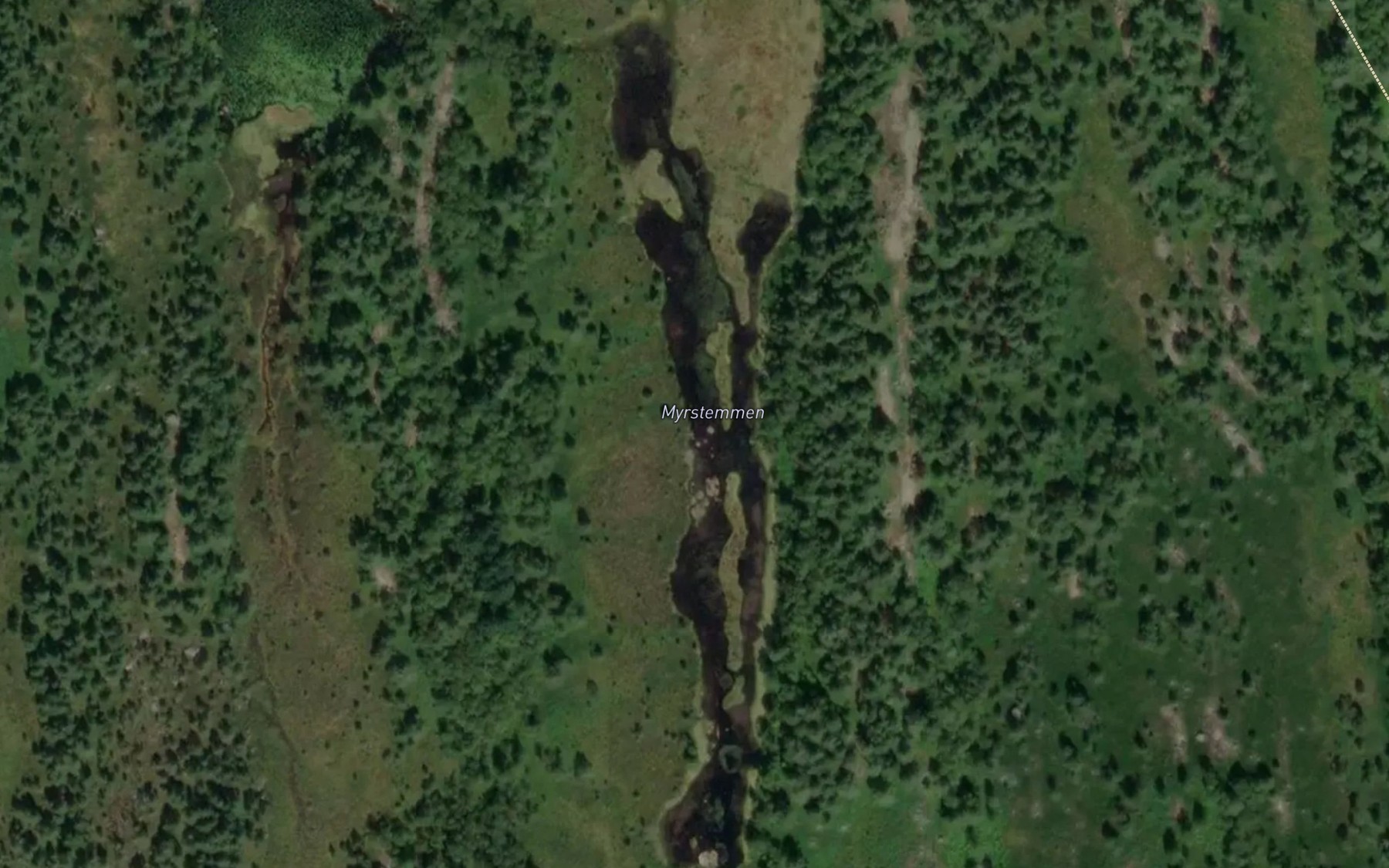Satellite map of the Myrstemmen