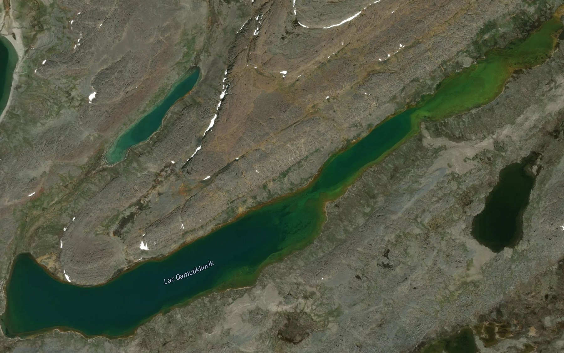 Satellite map of the Lac Qamutikkuvik