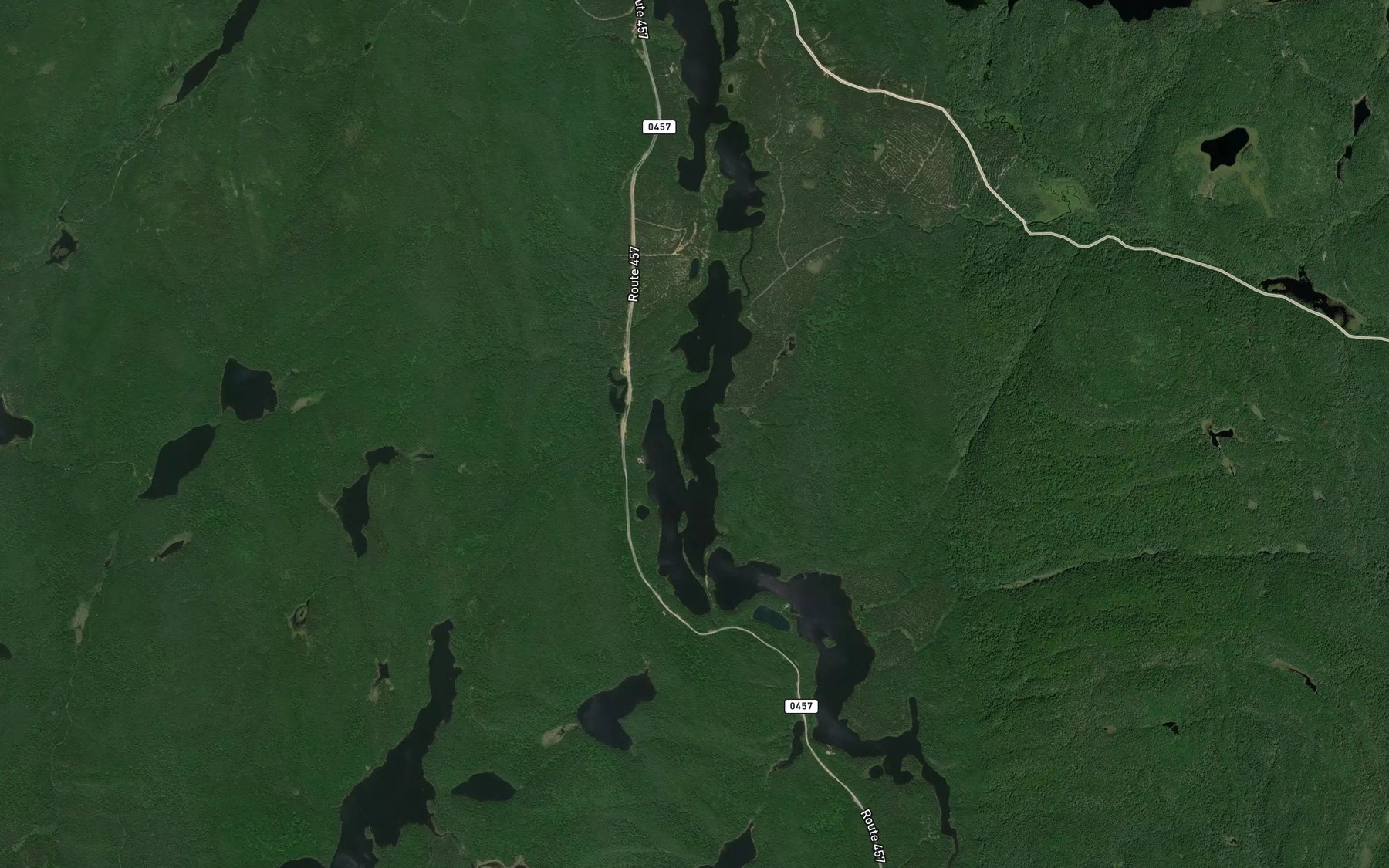 Satellite map of the Lac la Baie