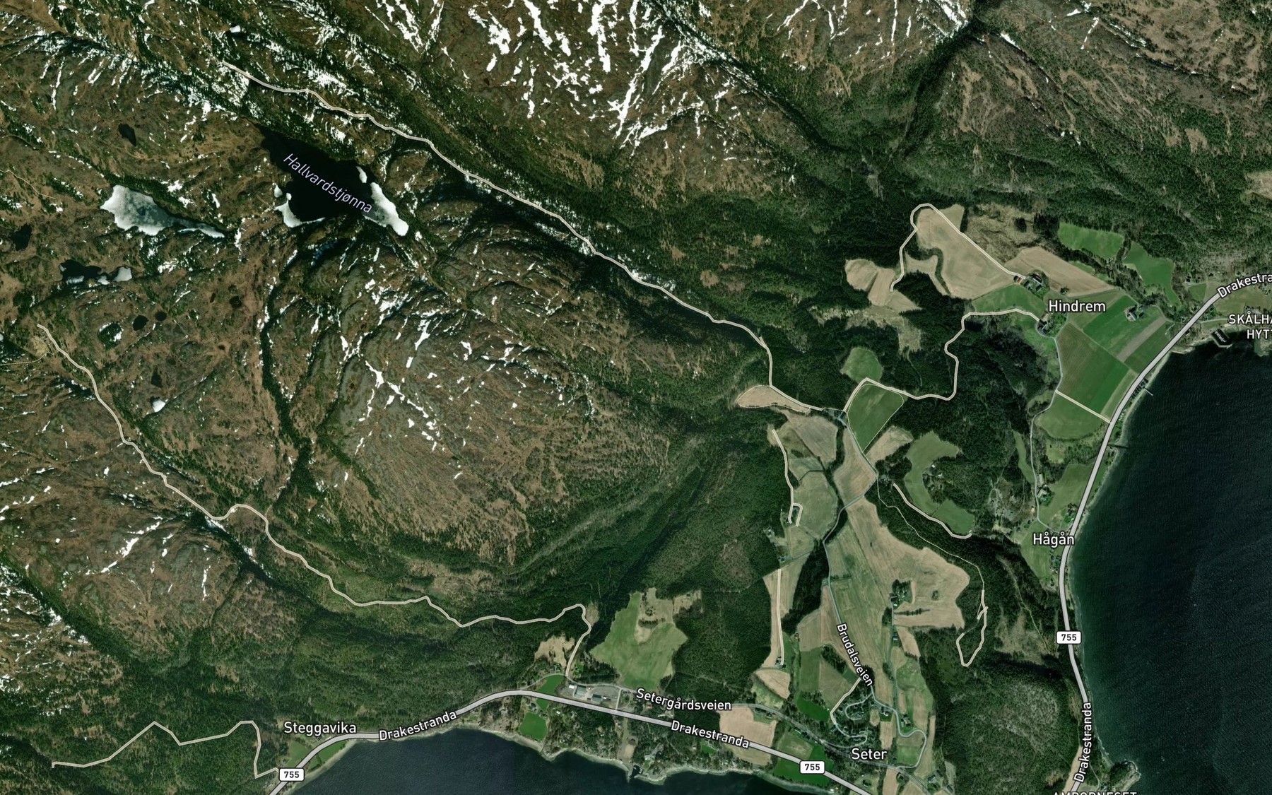 Satellite map of the Heistigbekken