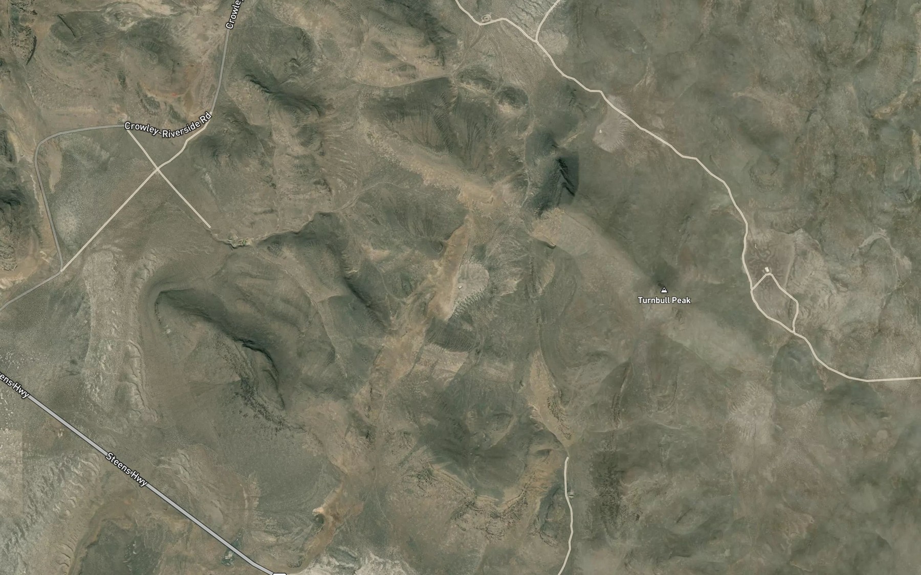 Satellite map of the West Turnbull Pit