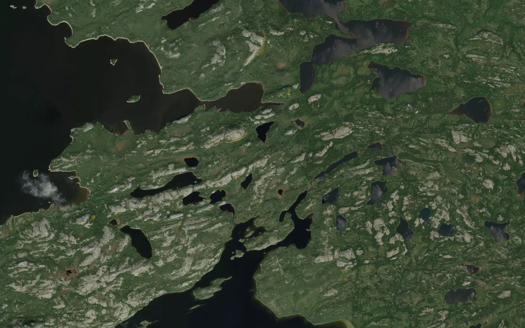 Satellite map of the Baie Wapus Pachistiwakanis
