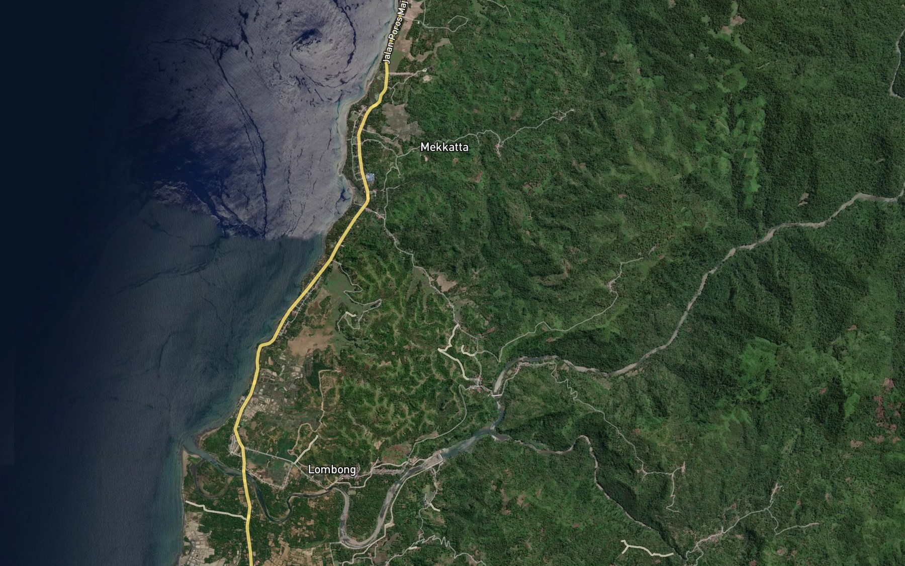 Satellite map of the Salu Lemo