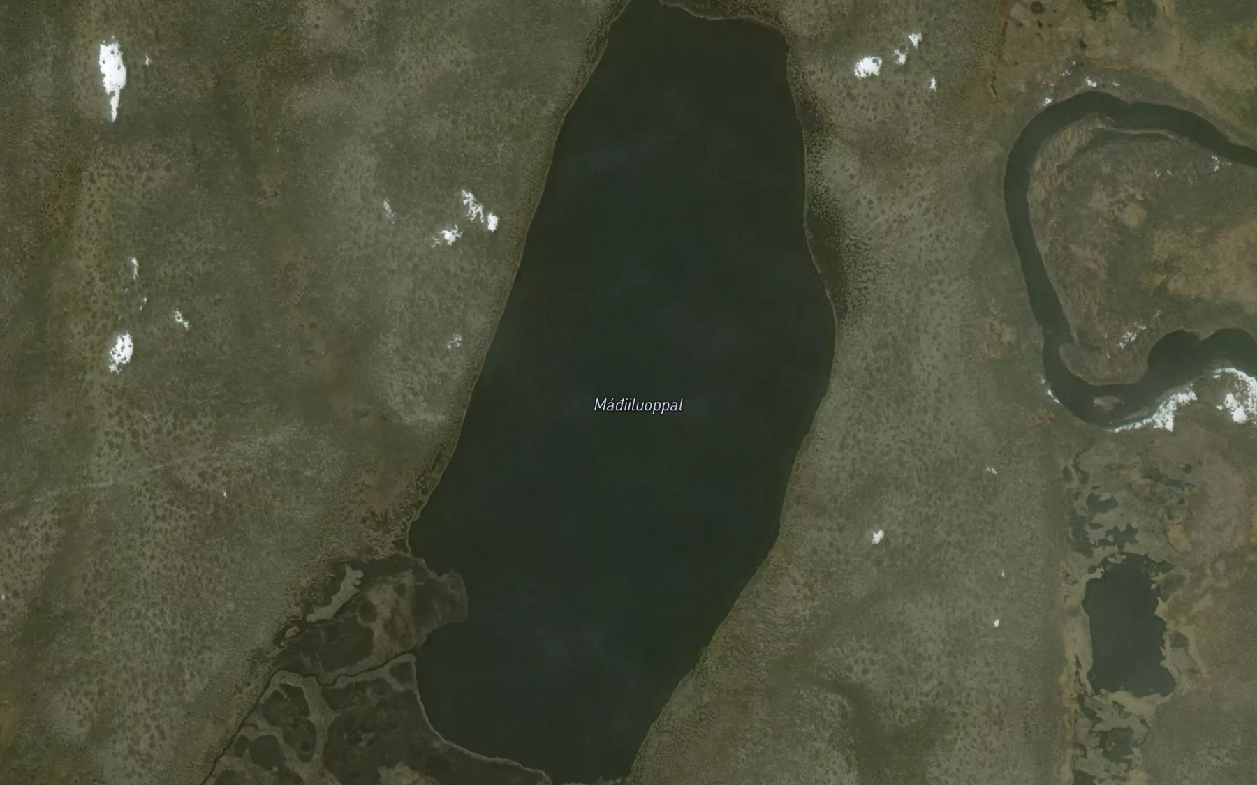 Satellite map of the Magiiluobbal