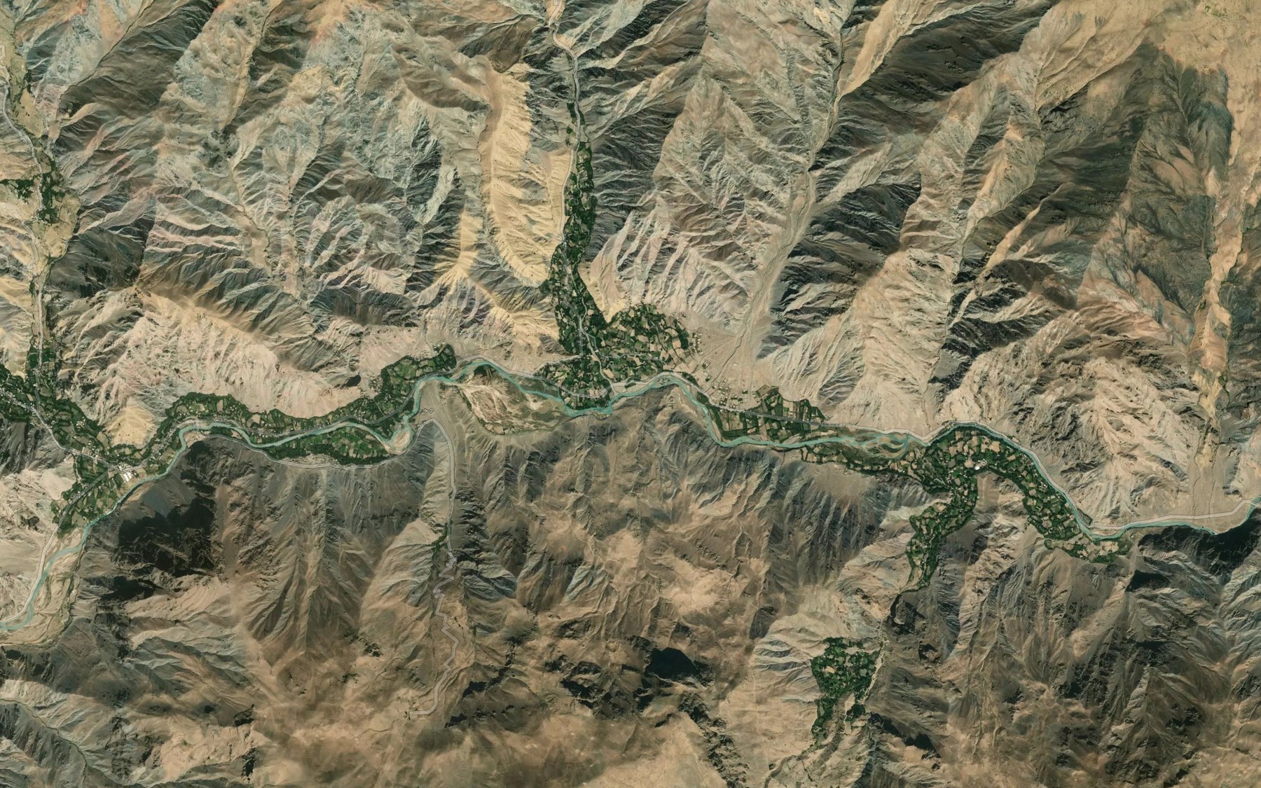 Satellite map of the Jar-e Osh