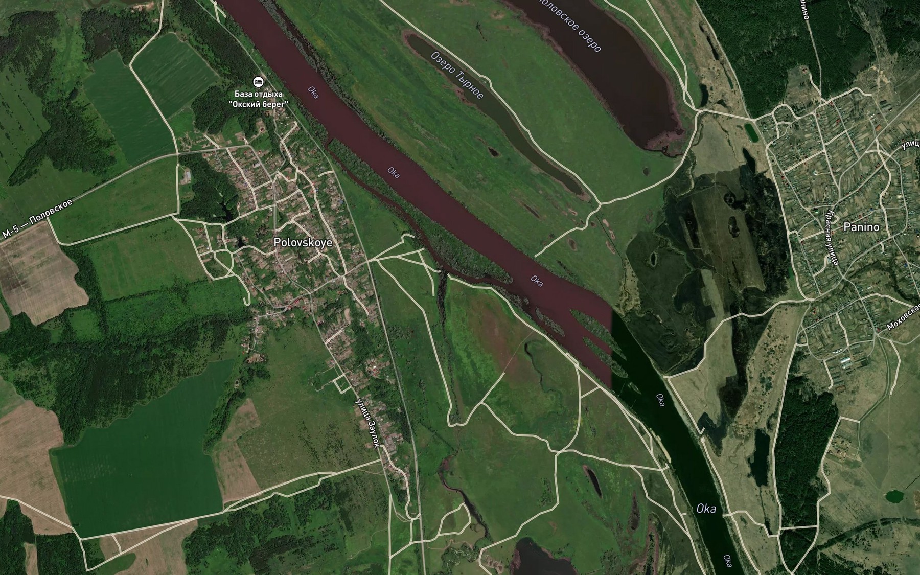 Satellite map of the Tys'ya