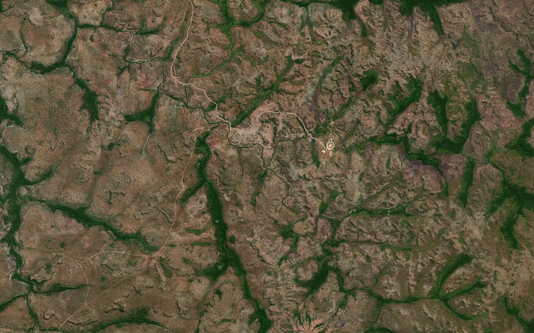 Satellite map of the Corrego do Urubu