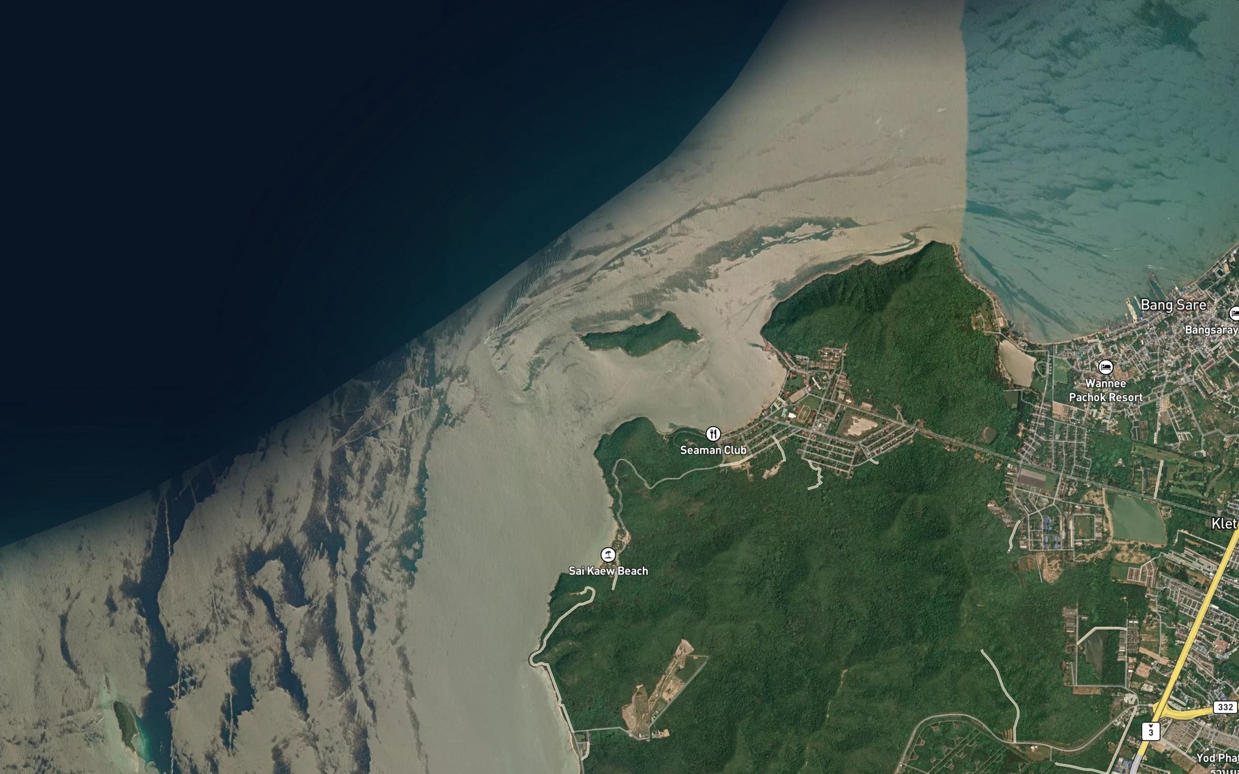 Satellite map of the Chong Klet Kaeo