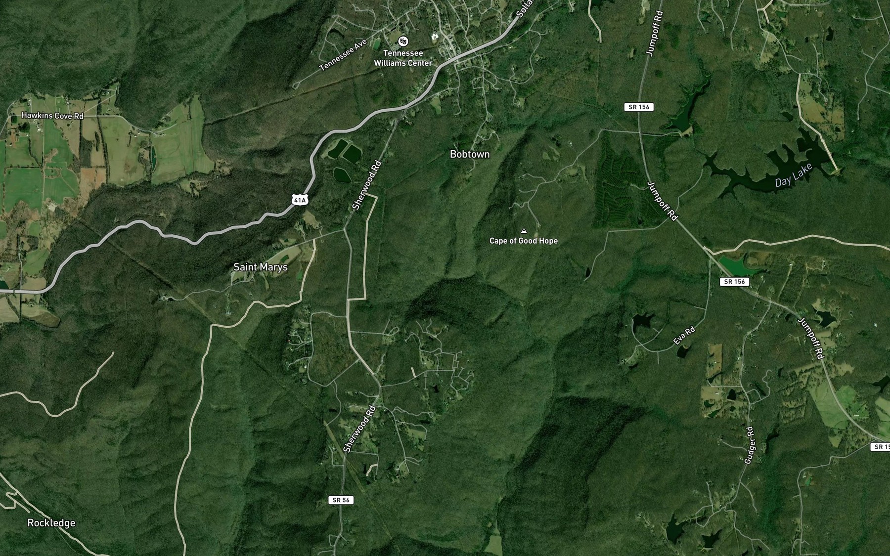 Satellite map of the Depot Branch