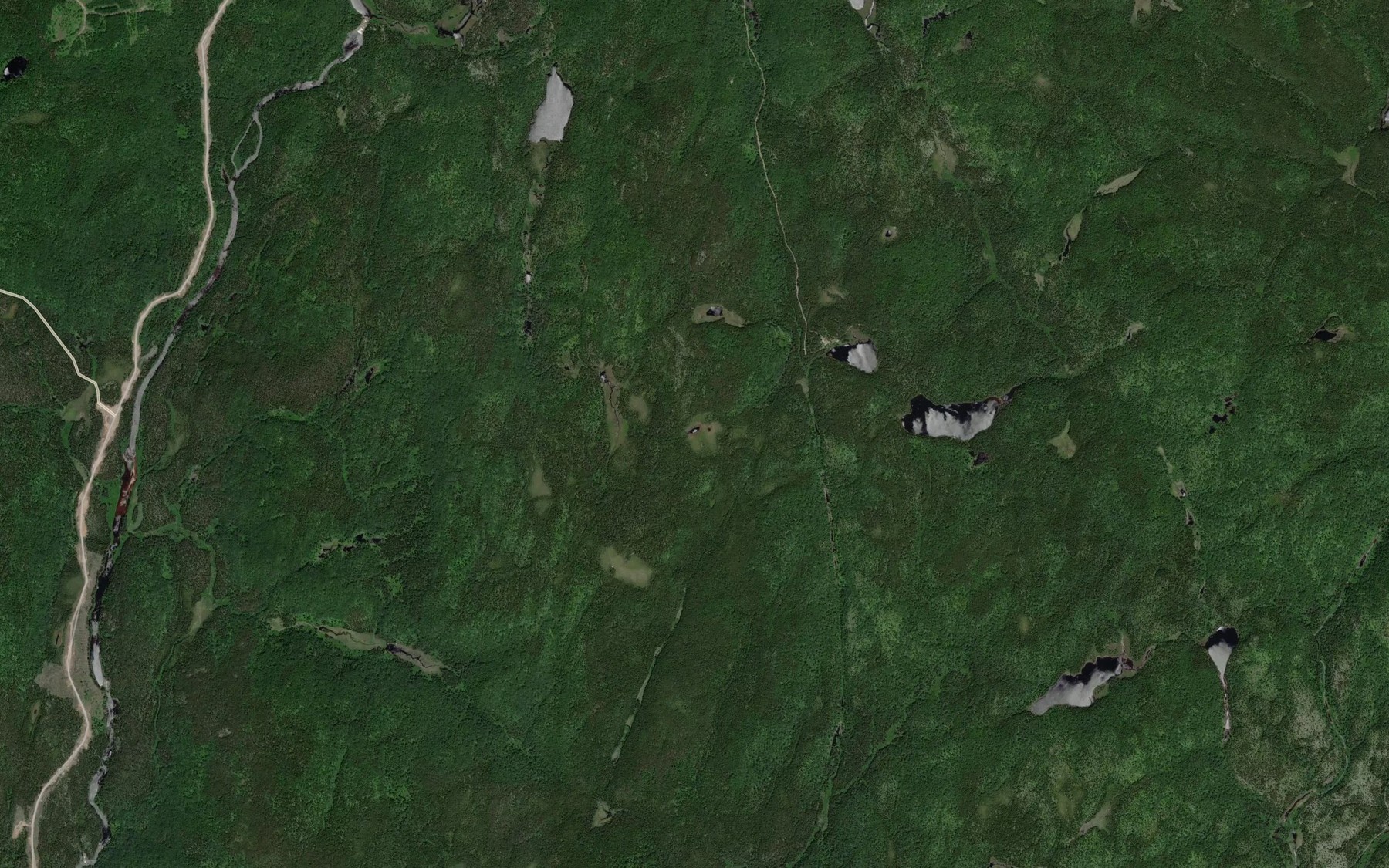 Satellite map of the Lac Cloclo
