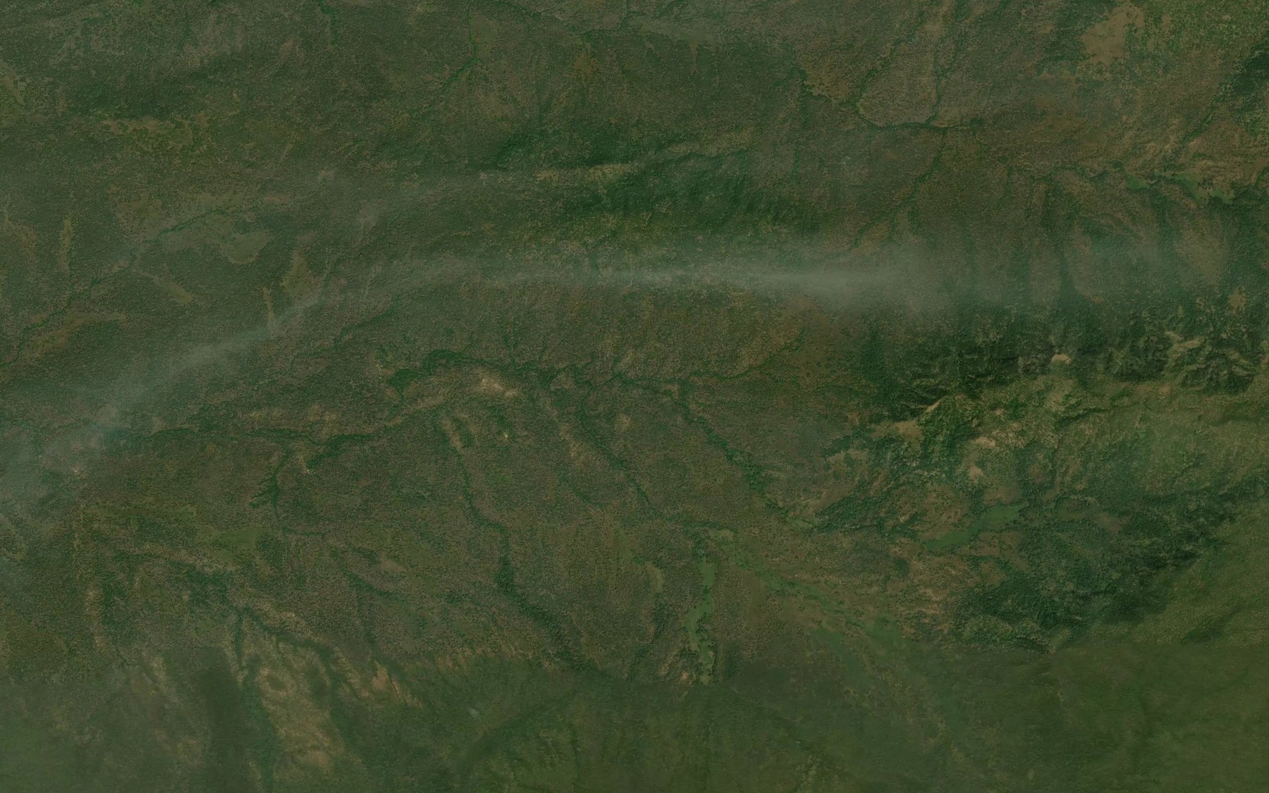Satellite map of the Mayo Gaba