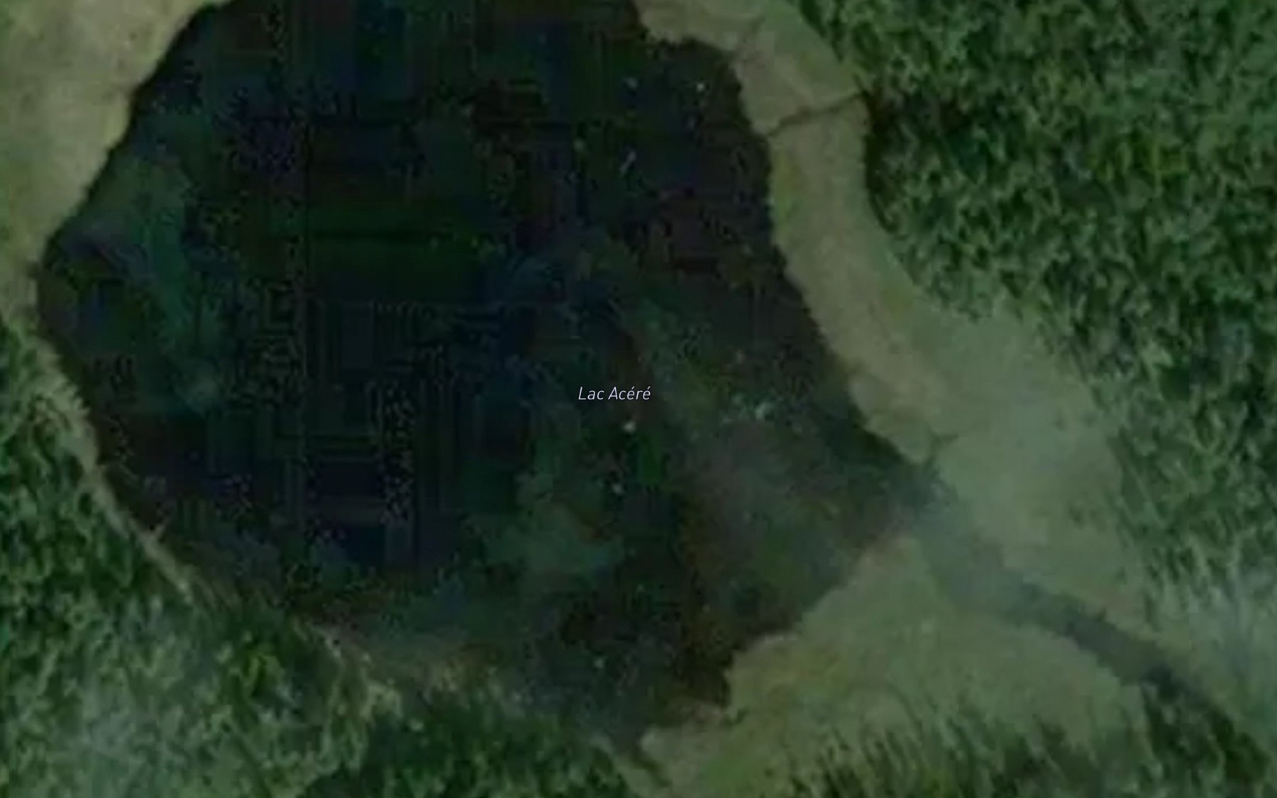 Satellite map of the Lac Acere