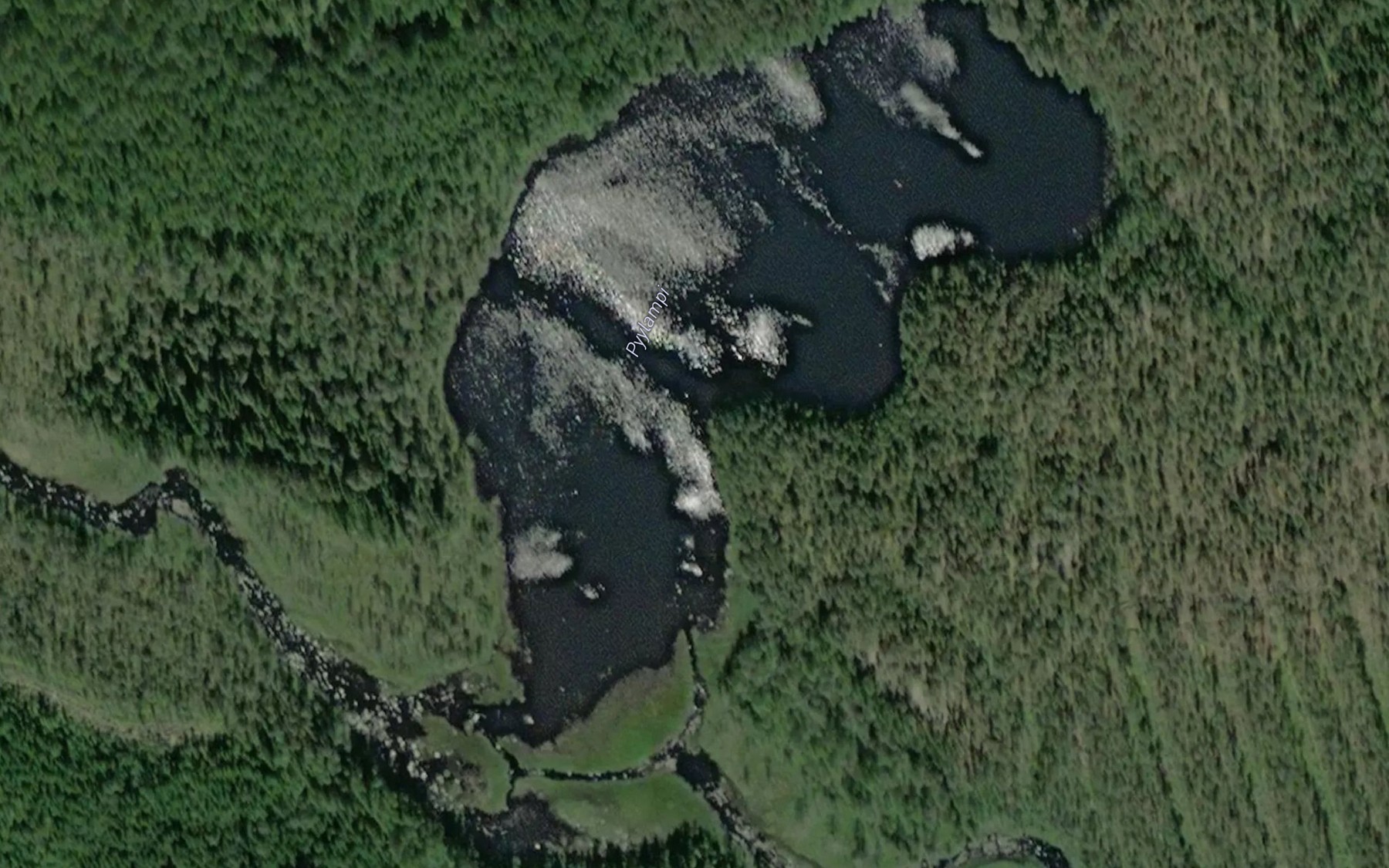 Satellite map of the Pyylampi