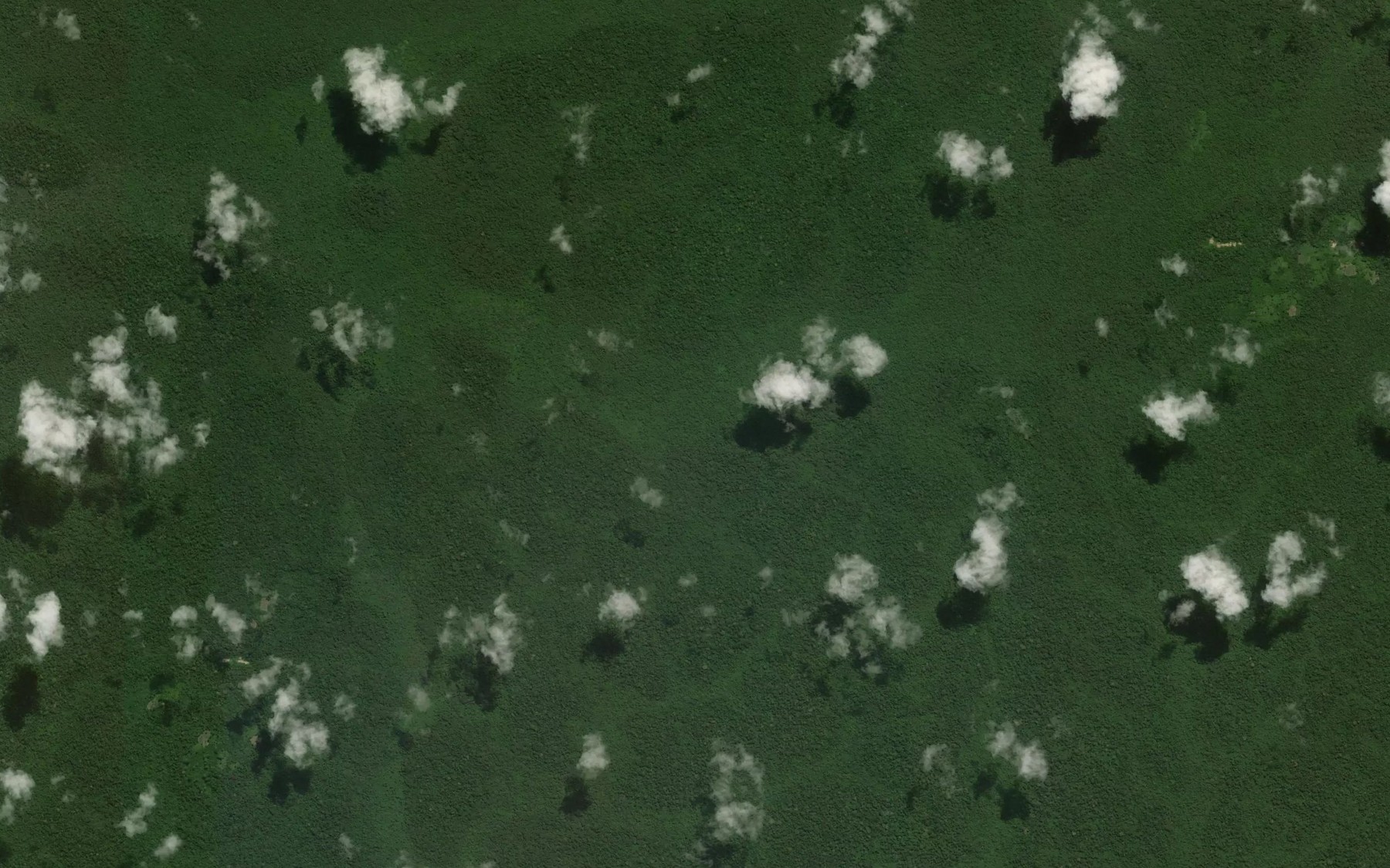 Satellite map of the Mekoubou