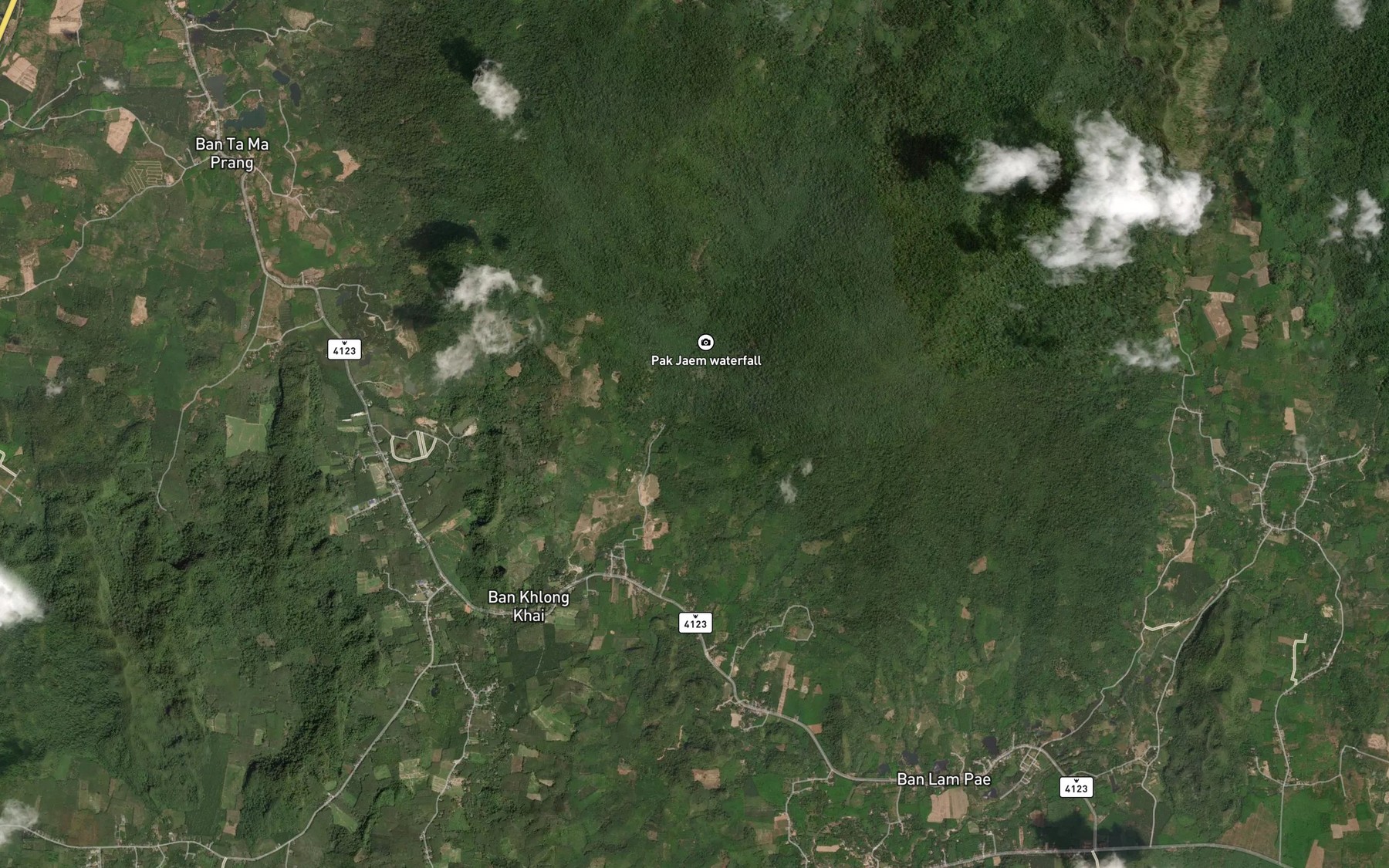 Satellite map of the Nong Pho Thon