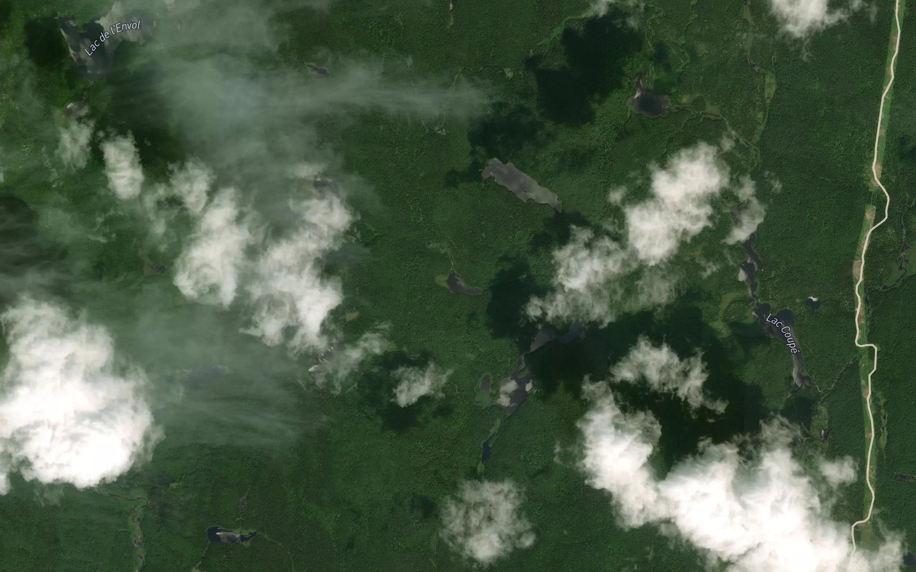 Satellite map of the Lac des Tetards