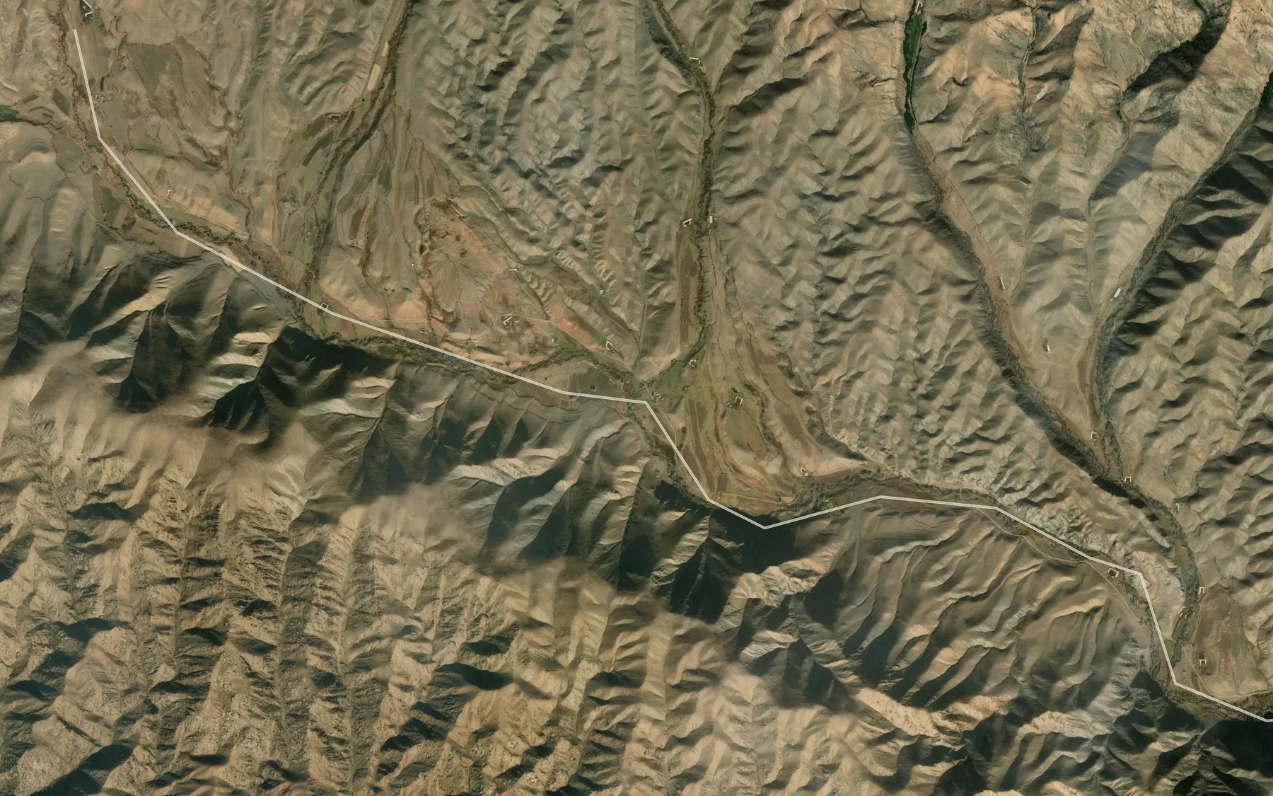 Satellite map of the Dzhosho