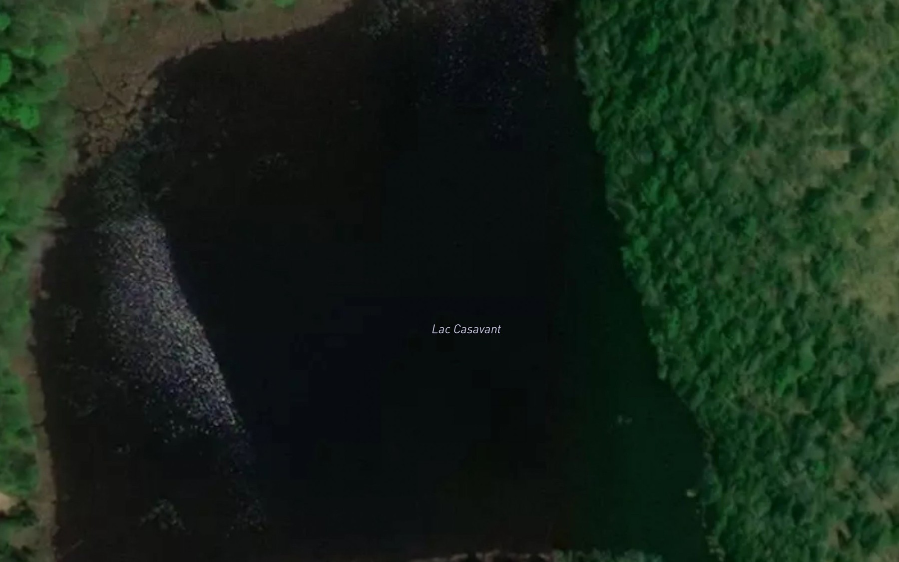 Satellite map of the Lac Labranche