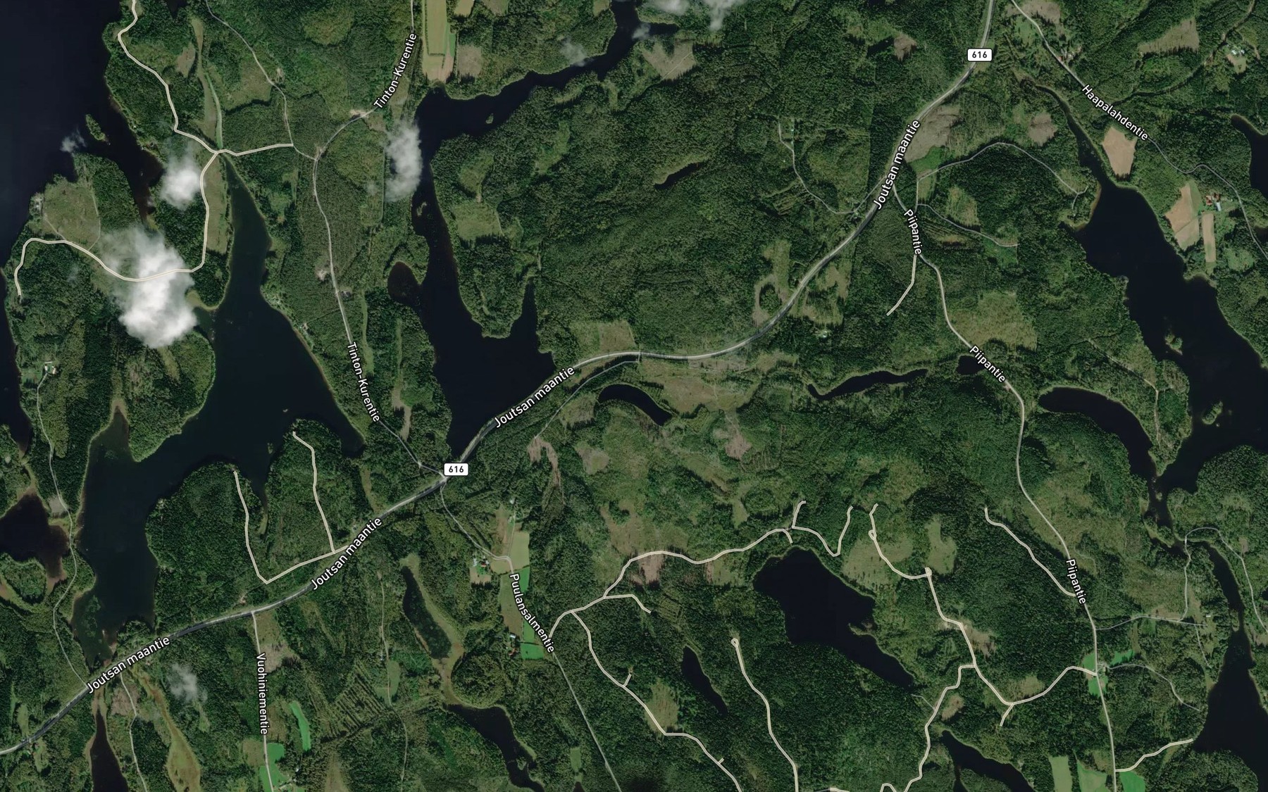 Satellite map of the Myllylampi