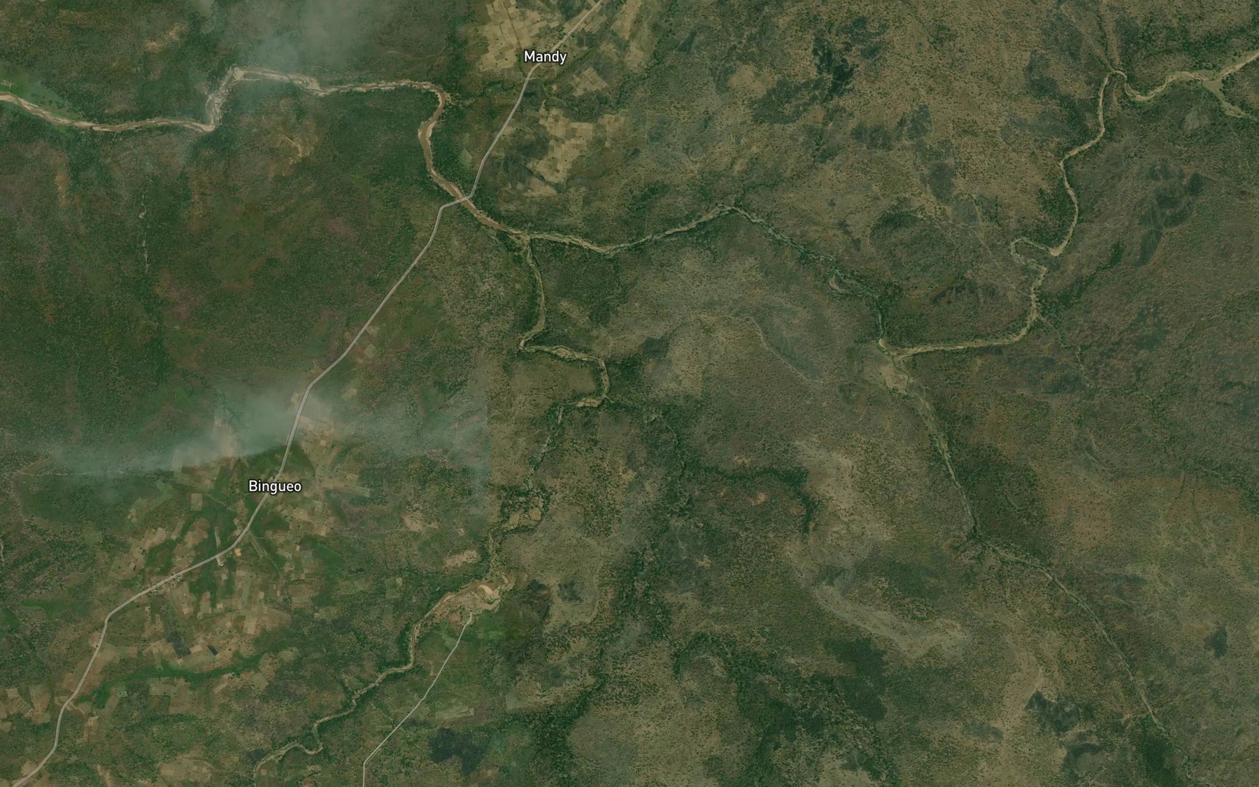 Satellite map of the Mayo Tokso