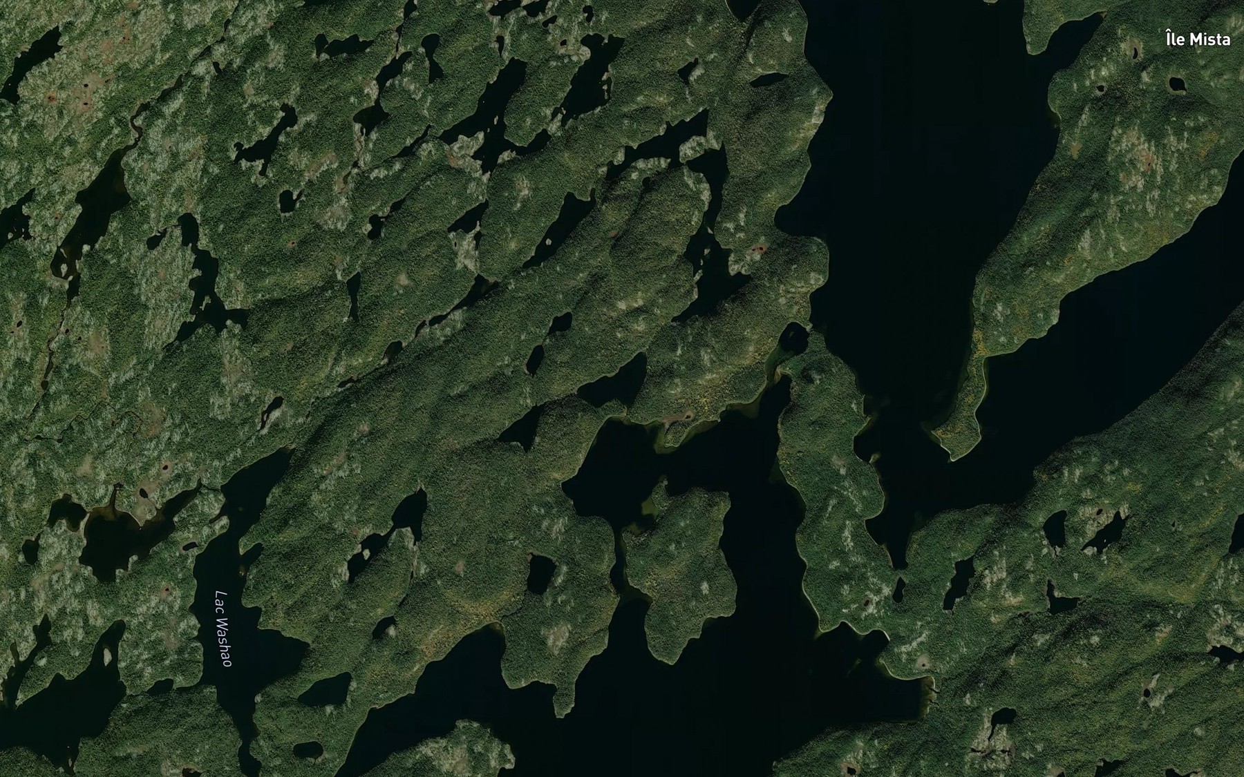 Satellite map of the Lac Kaiatuakamat