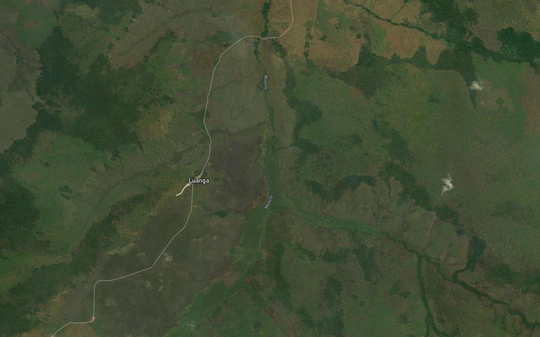 Satellite map of the Kayaye