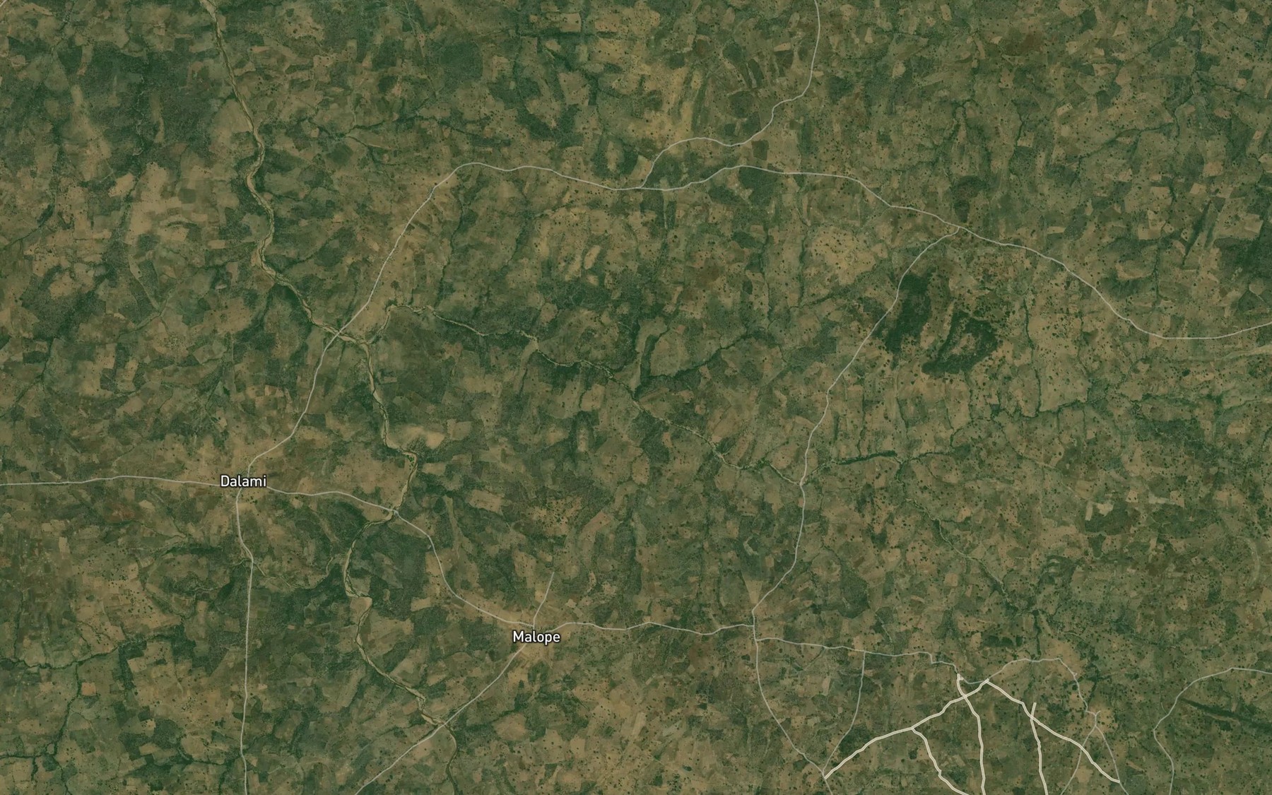 Satellite map of the Mayo Burburdi