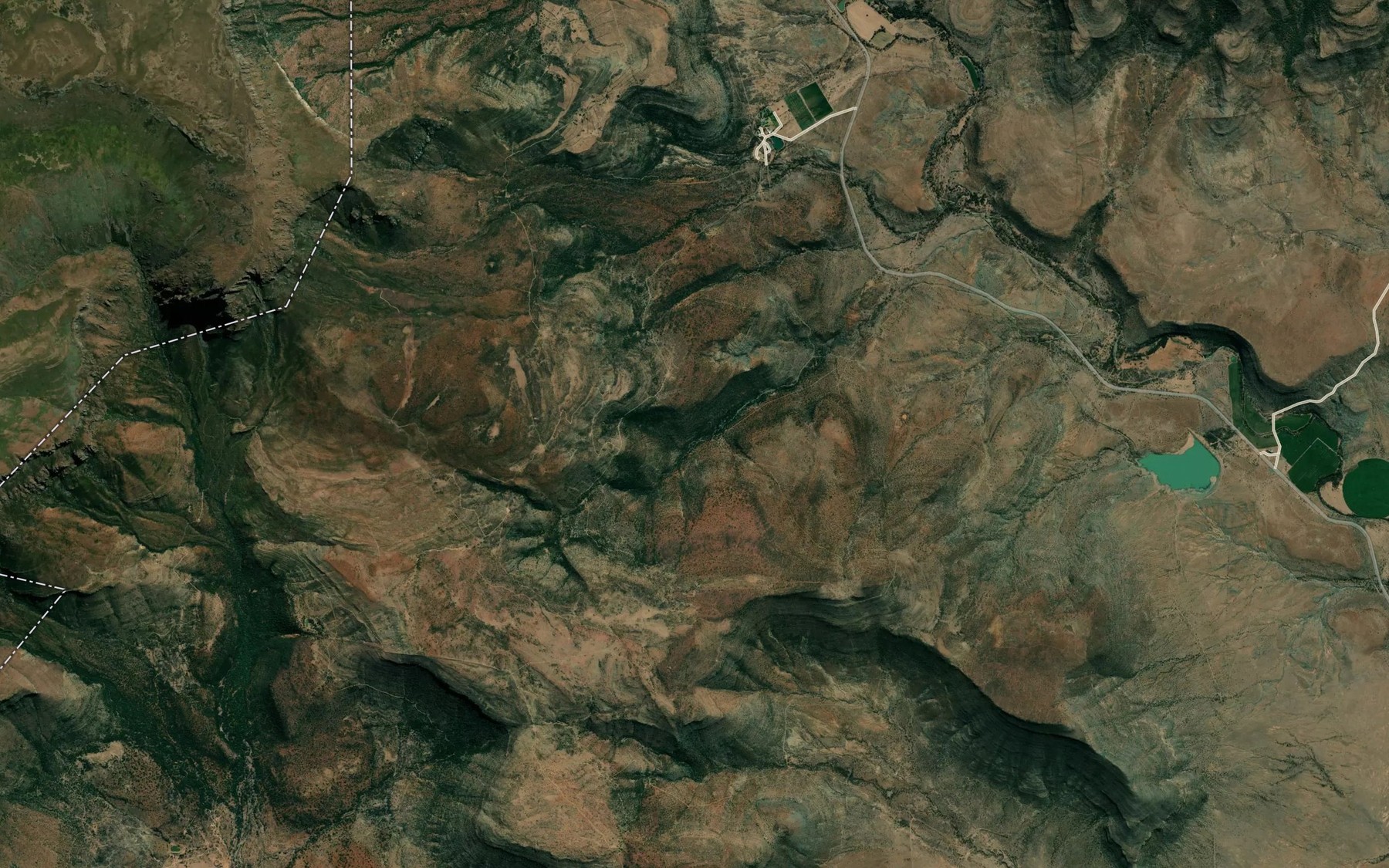 Satellite map of the Kraalkloof