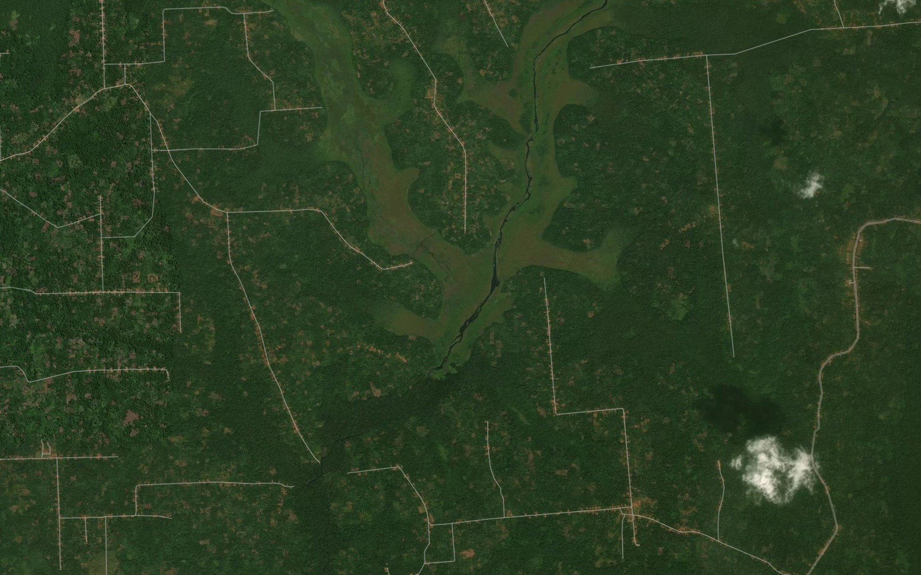 Satellite map of the Libo