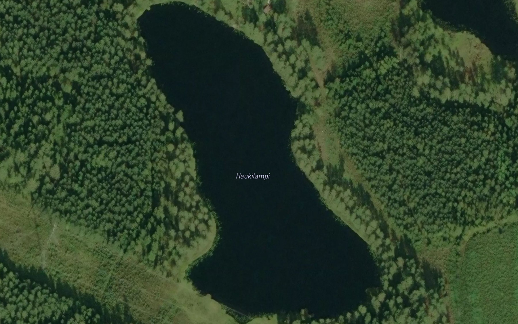 Satellite map of the Haukilampi