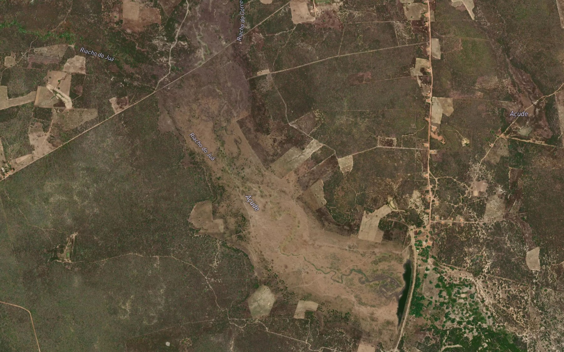 Satellite map of the Riacho do Jua